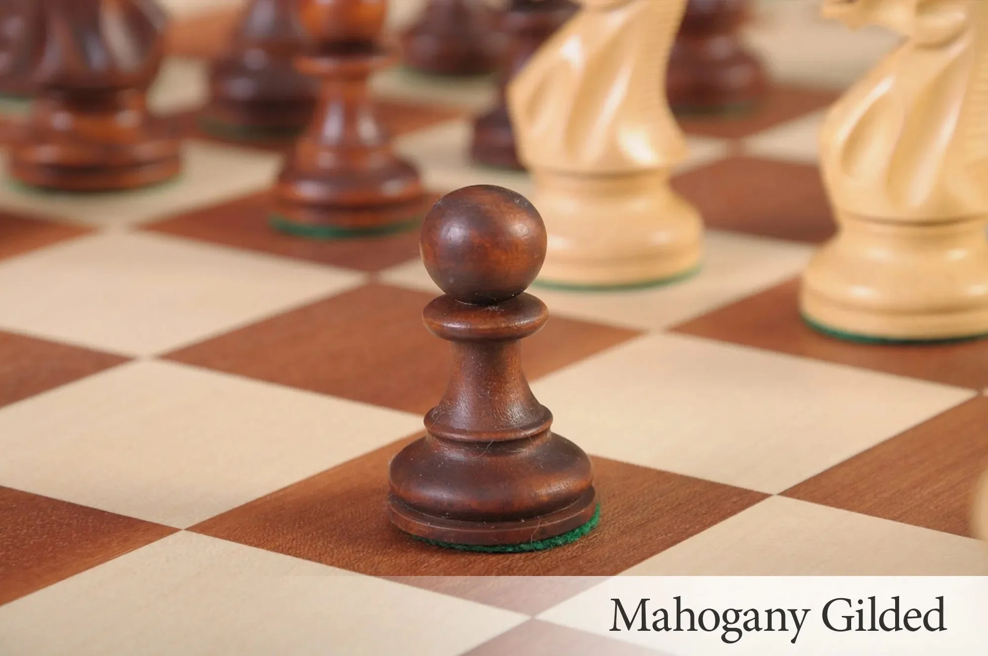 Mahogany Gilded and Natural Boxwood - Image 2