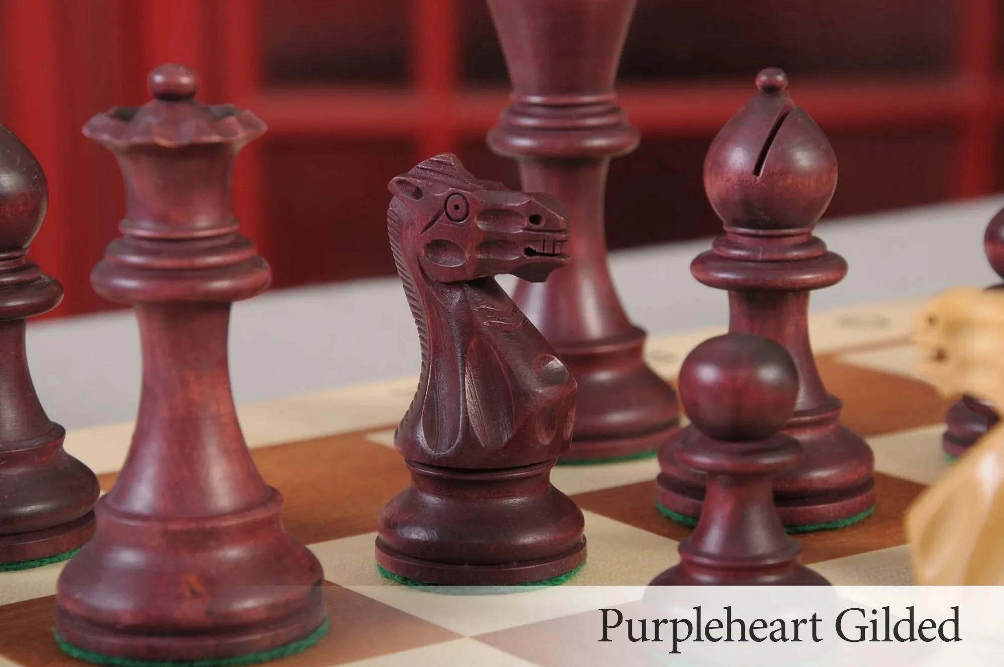 Purpleheart Gilded and Boxwood