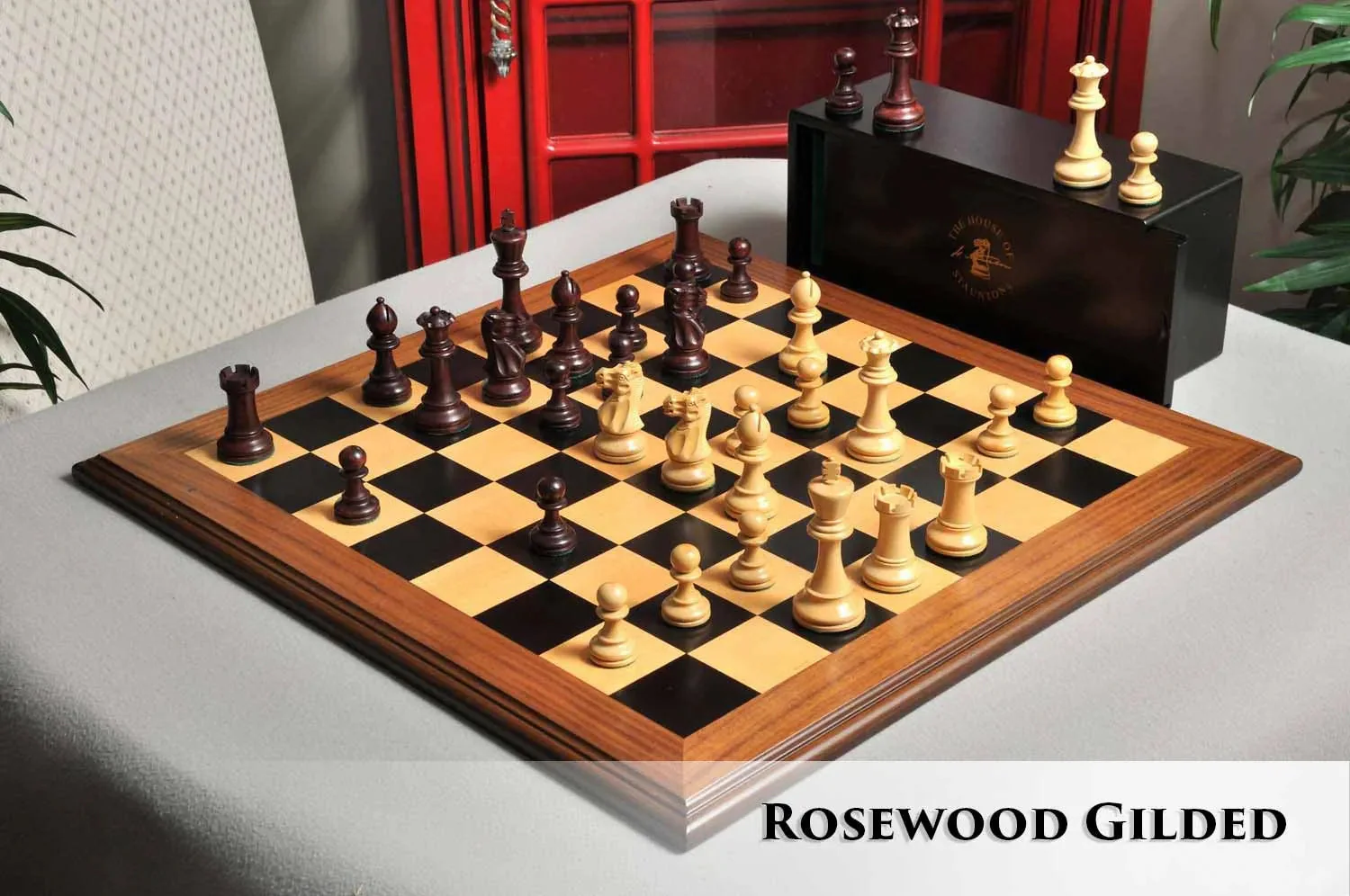 Indian Rosewood & Natural Boxwood