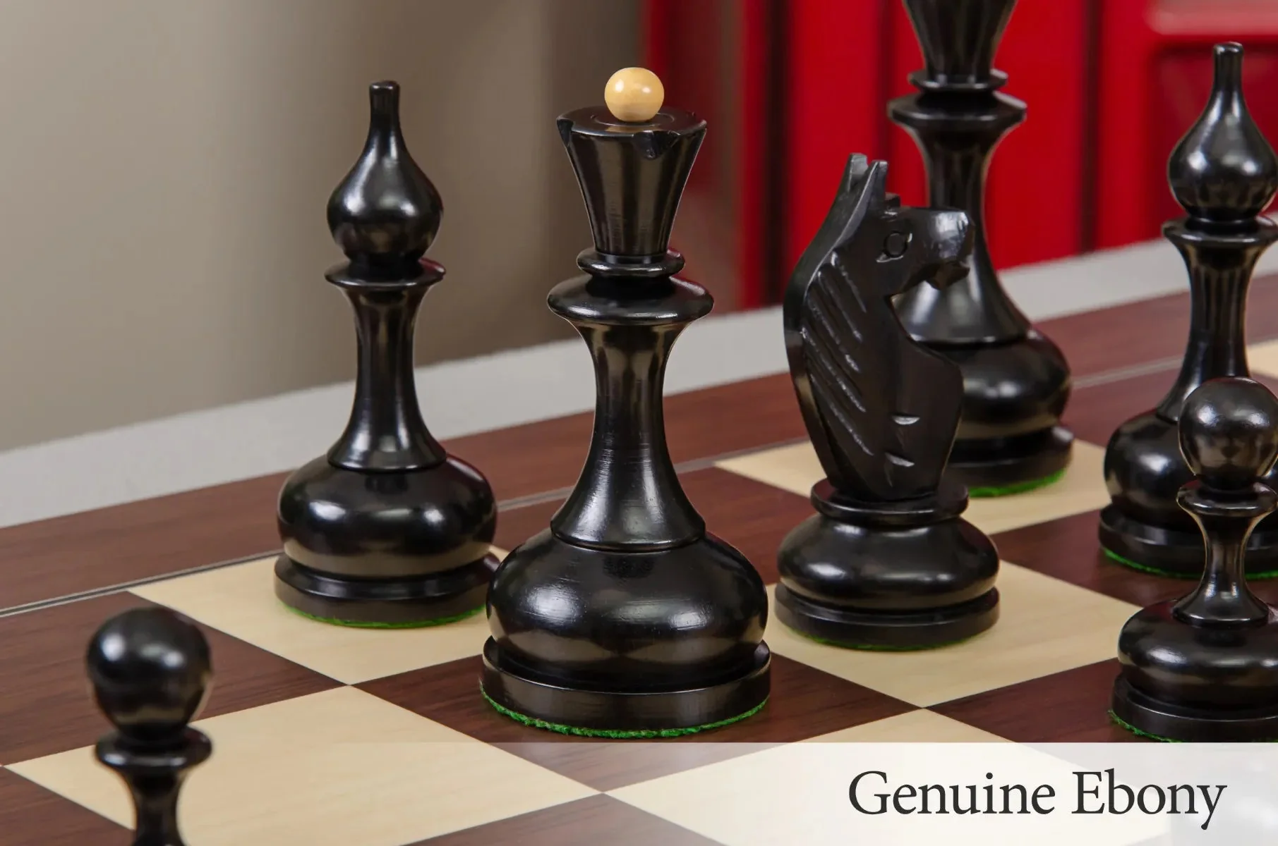 The Grandmaster II Bronstein Series Chess Pieces - 4.4" King - Image 3