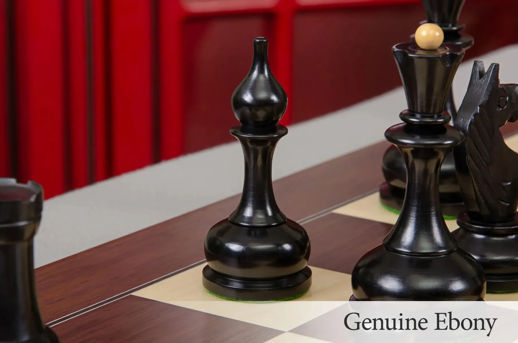 The Grandmaster II Bronstein Series Chess Pieces - 4.4" King - Image 4