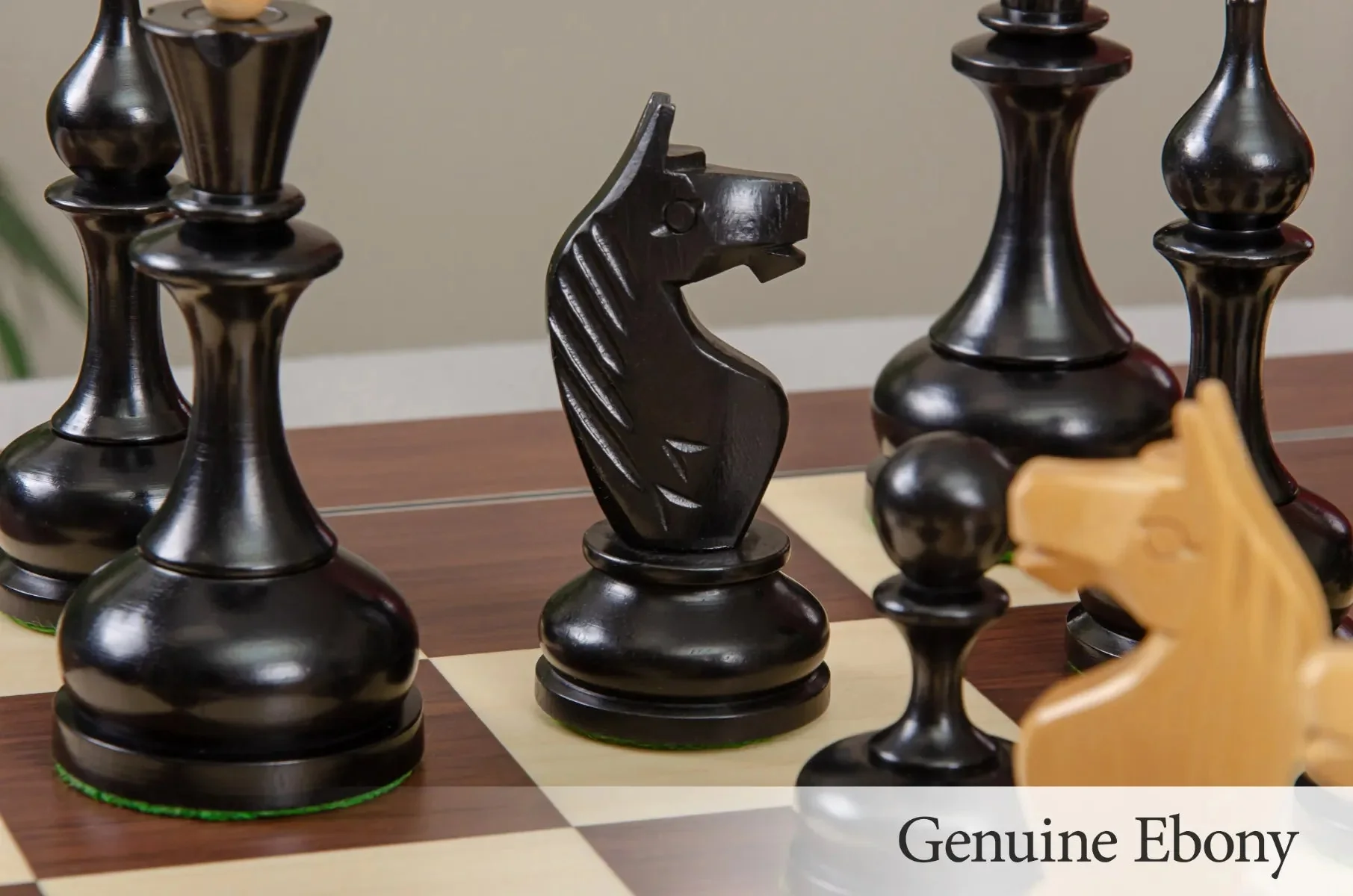 The Grandmaster II Bronstein Series Chess Pieces - 4.4" King - Image 5