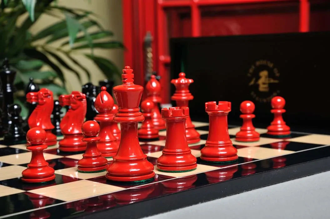 The Grandmaster Regal Series Chess Set, Box, and Board Combination - Image 5