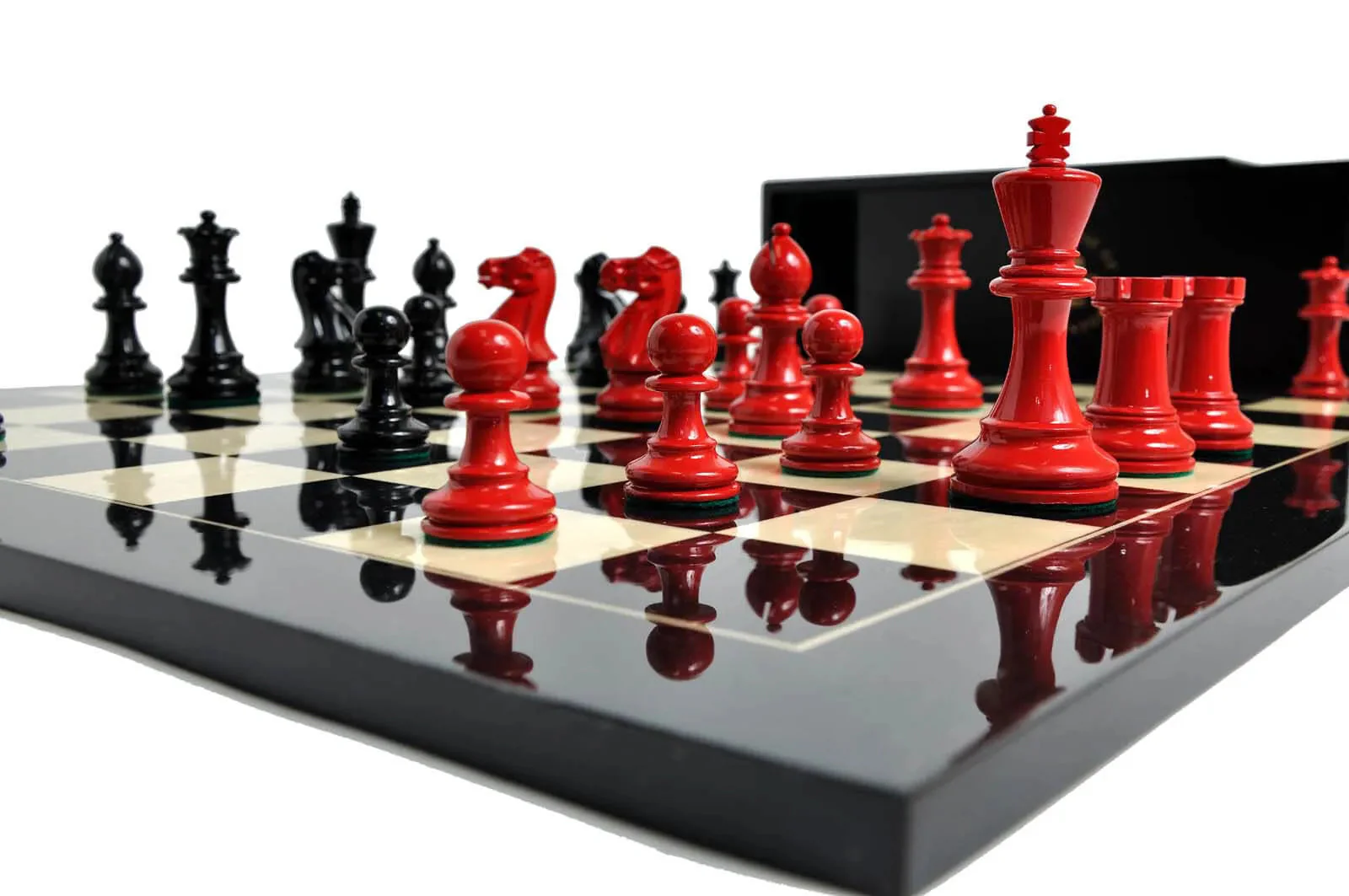 The Grandmaster Regal Series Chess Set, Box, & Board Combination - Image 8