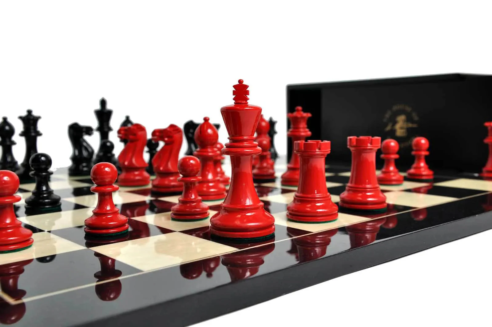 The Grandmaster Regal Series Chess Set, Box, & Board Combination - Image 9