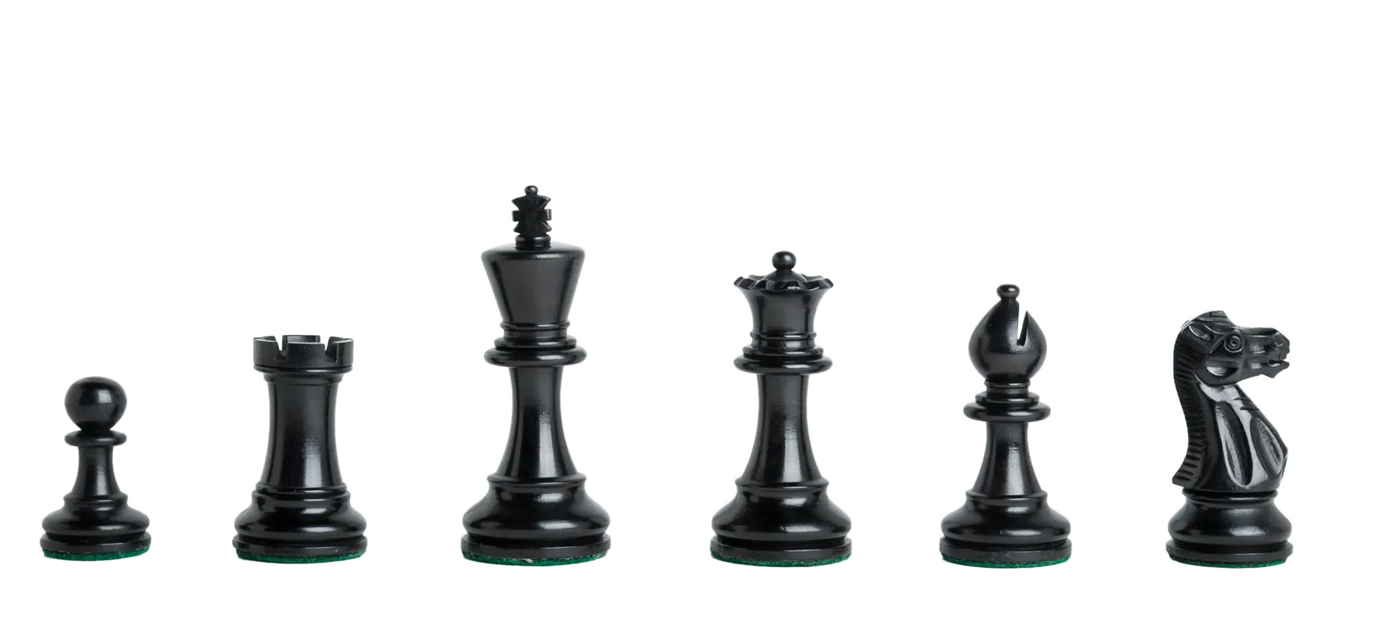 Ebonized Boxwood and Natural Boxwood