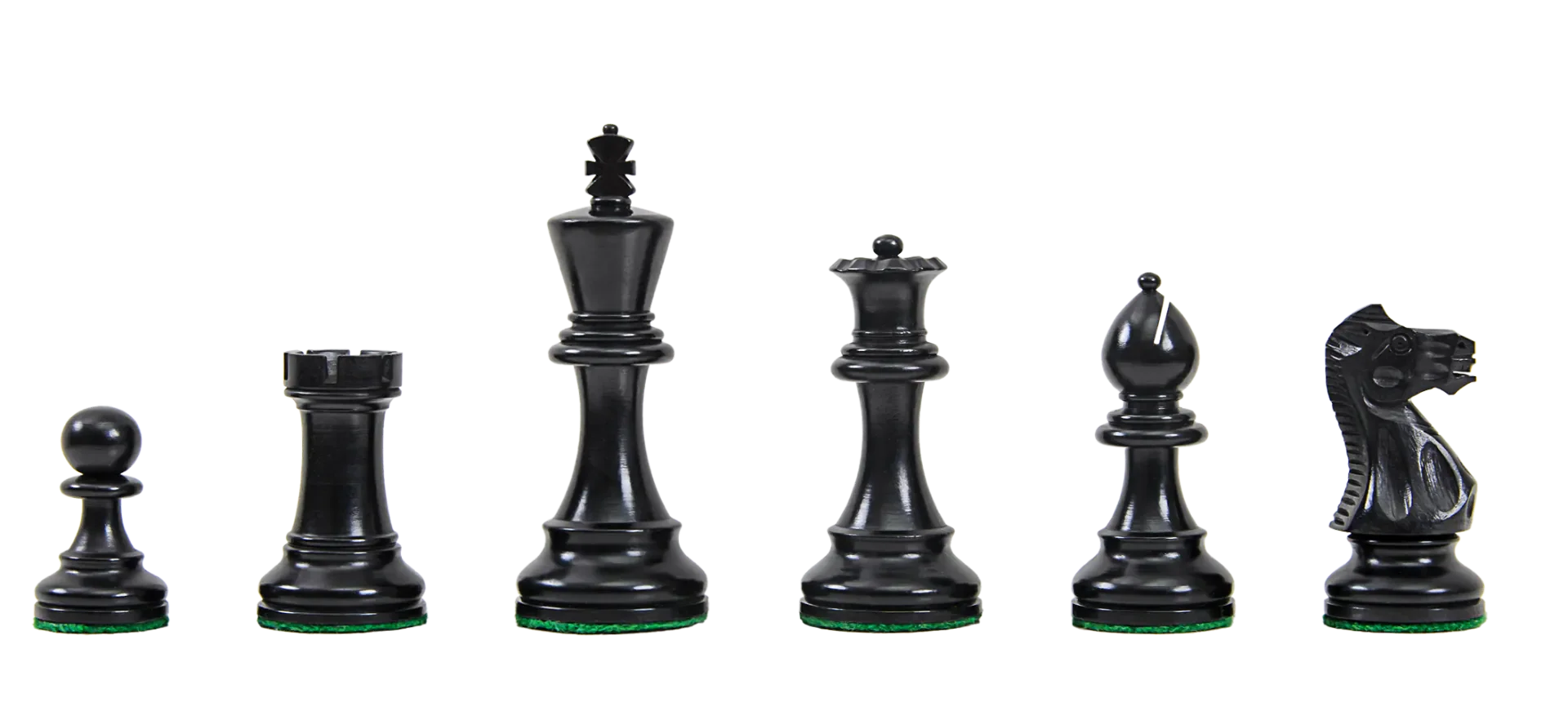 ZMart - Ebonized Boxwood Grandmaster Chess Pieces