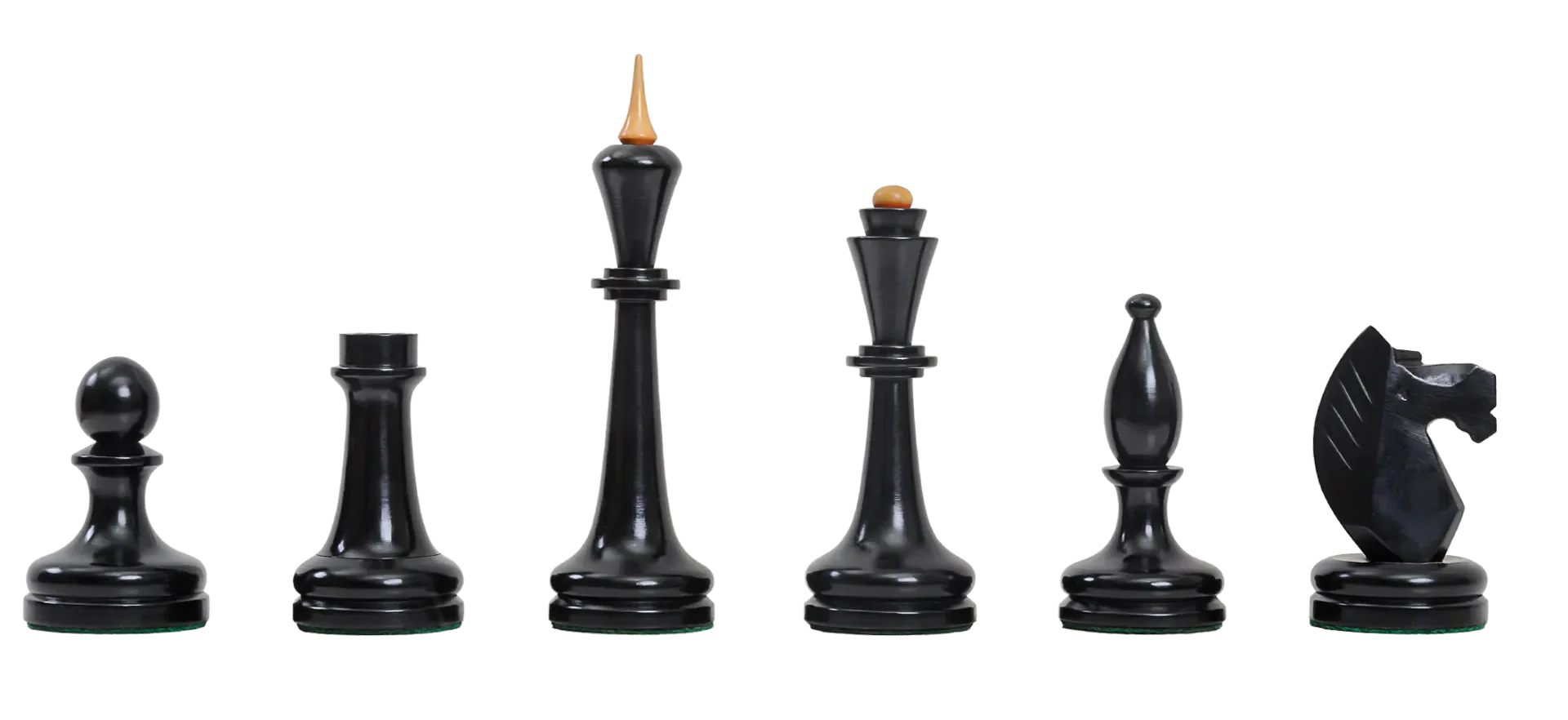 Ebonized Boxwood and Natural Boxwood