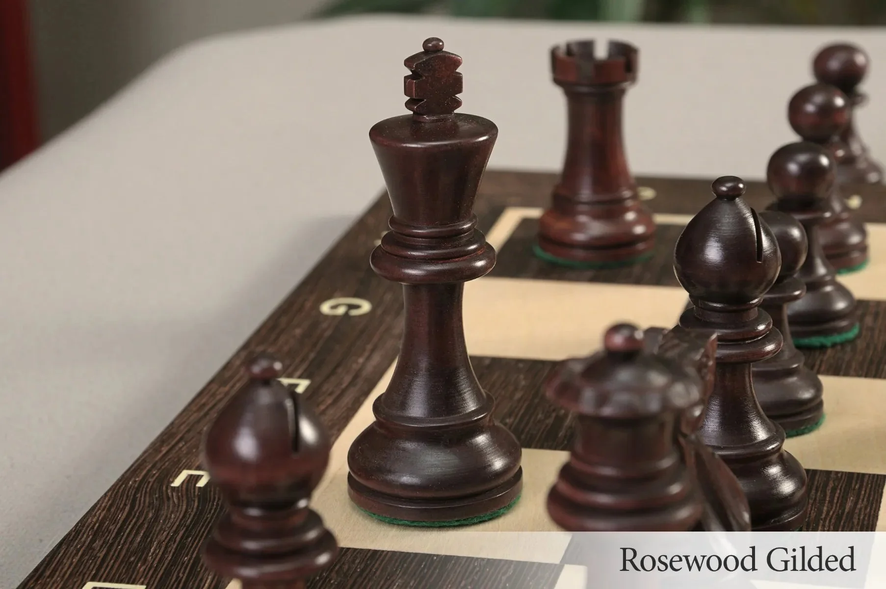 The Grandmaster Series Gilded Chess Pieces - 3.25" King - Image 13