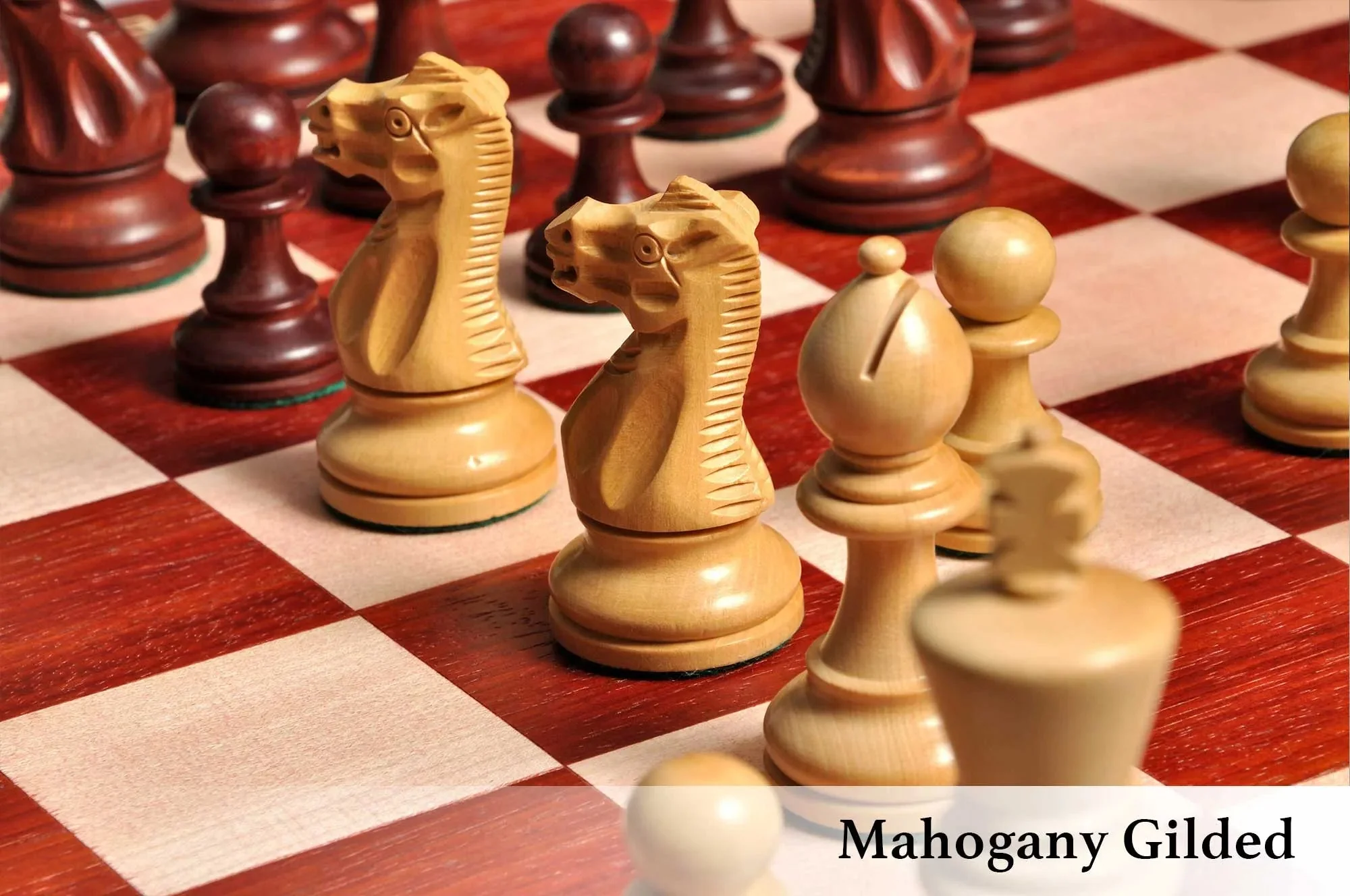 The Grandmaster Series Gilded Chess Pieces - 4.0" King - Image 14