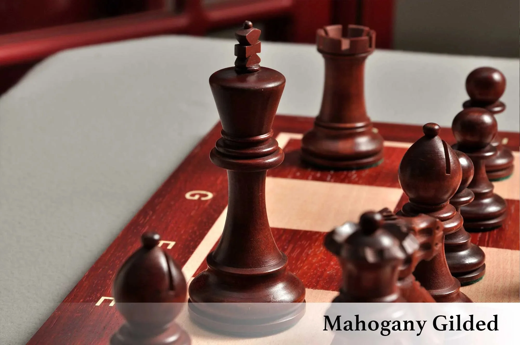 The Grandmaster Series Gilded Chess Pieces - 4.0" King - Image 16