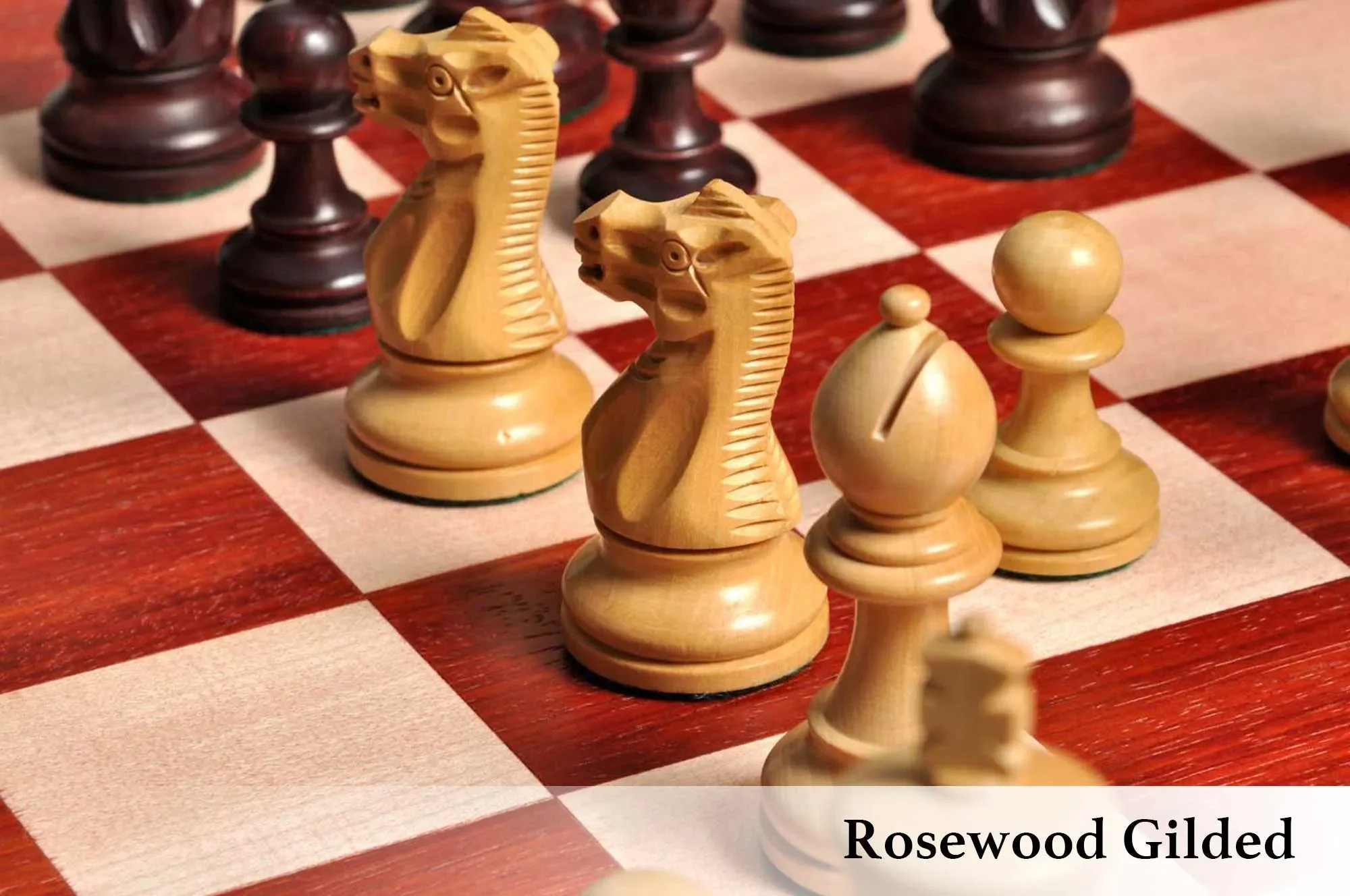 The Grandmaster Series Gilded Chess Pieces - 4.0" King - Image 19