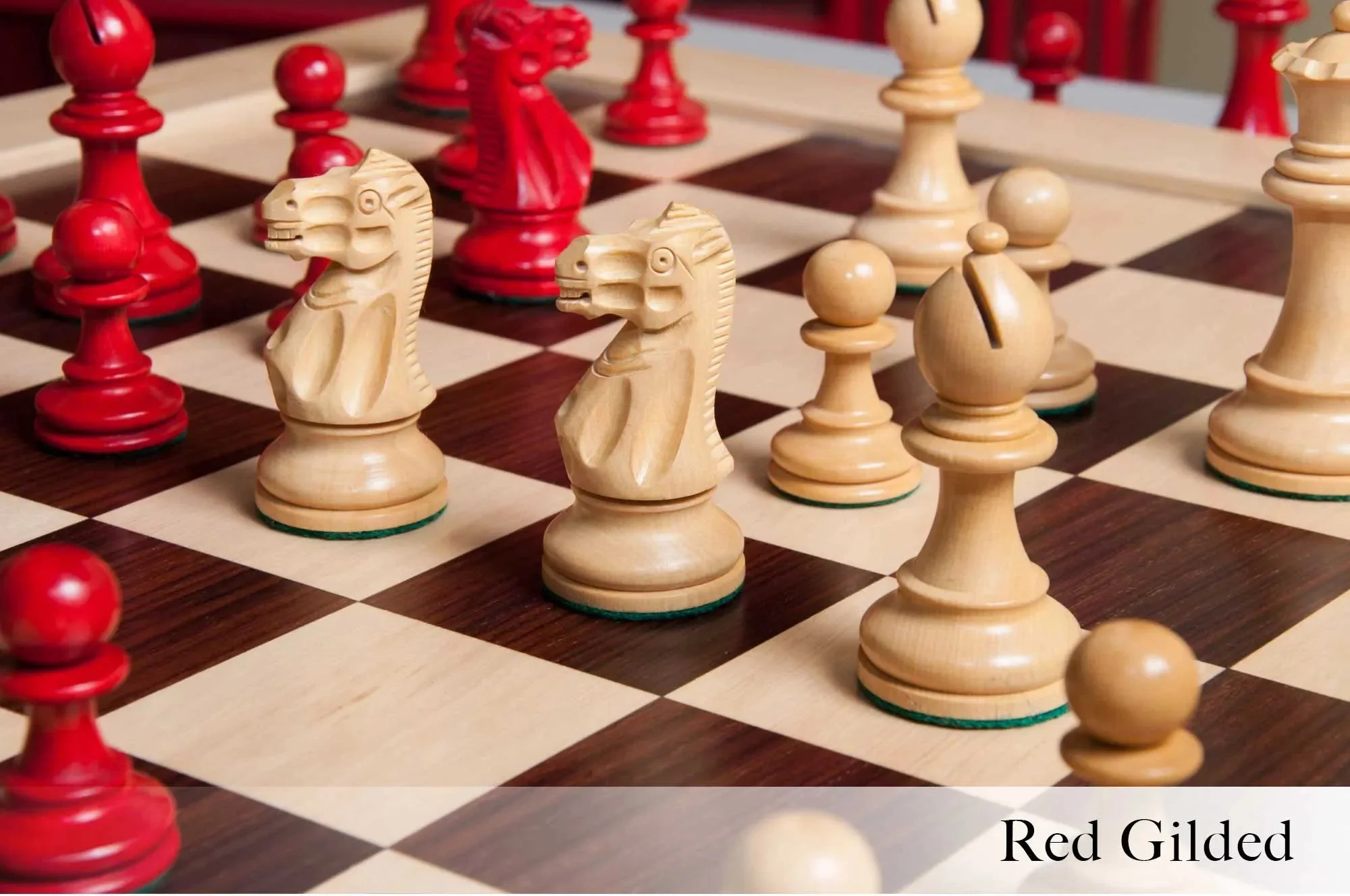 The Grandmaster Series Gilded Chess Pieces - 4.0" King - Image 2