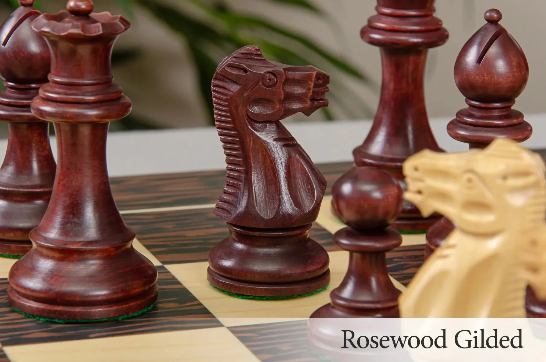 The Grandmaster Series Gilded Chess Pieces - 4.0" King - Image 25