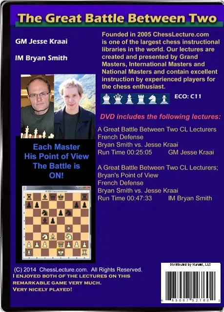 E-DVD The Great Battle Between Two ChessLecture Lecturers - Chess Lecture - Volume 113 - Image 2