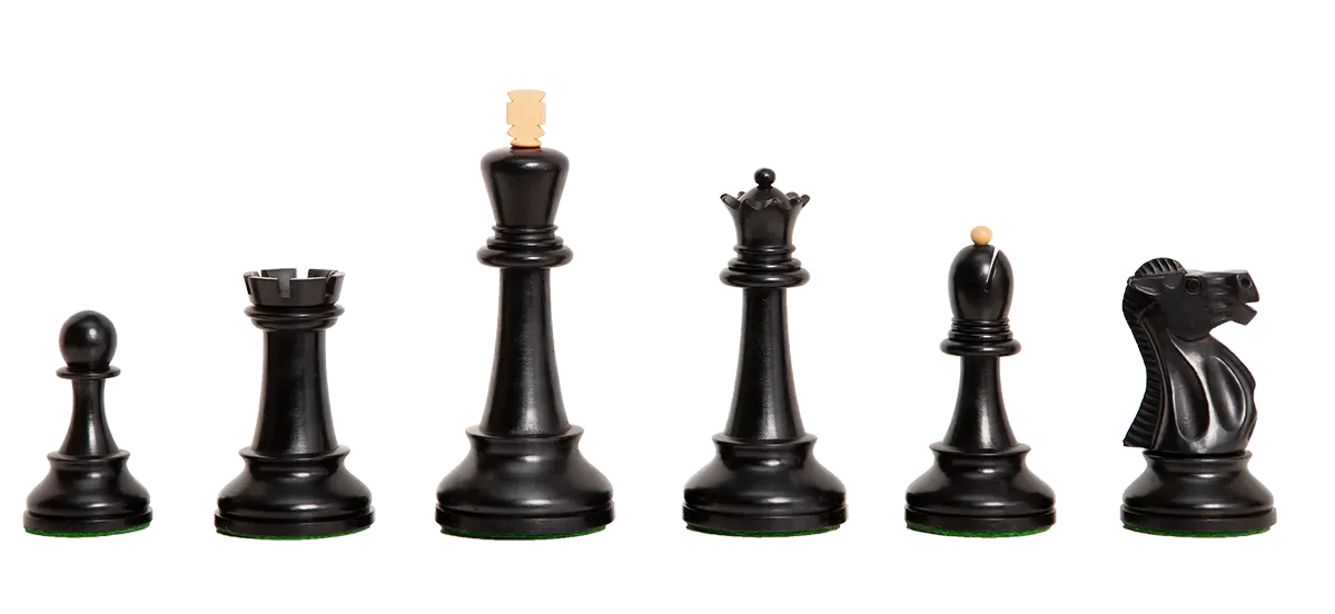 Ebonized Boxwood and Natural Boxwood