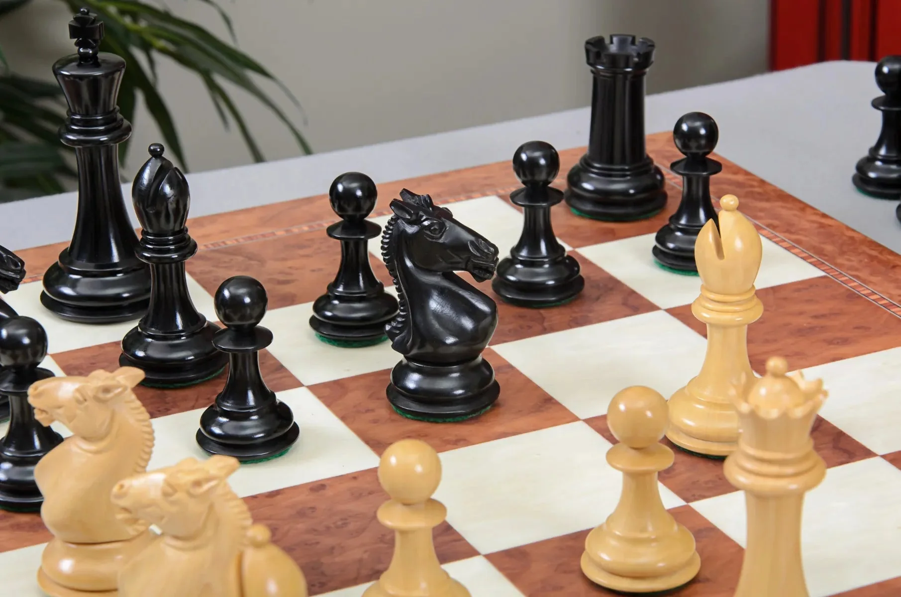 The Hastings Chess Set, Box, & Board Combination - Image 2