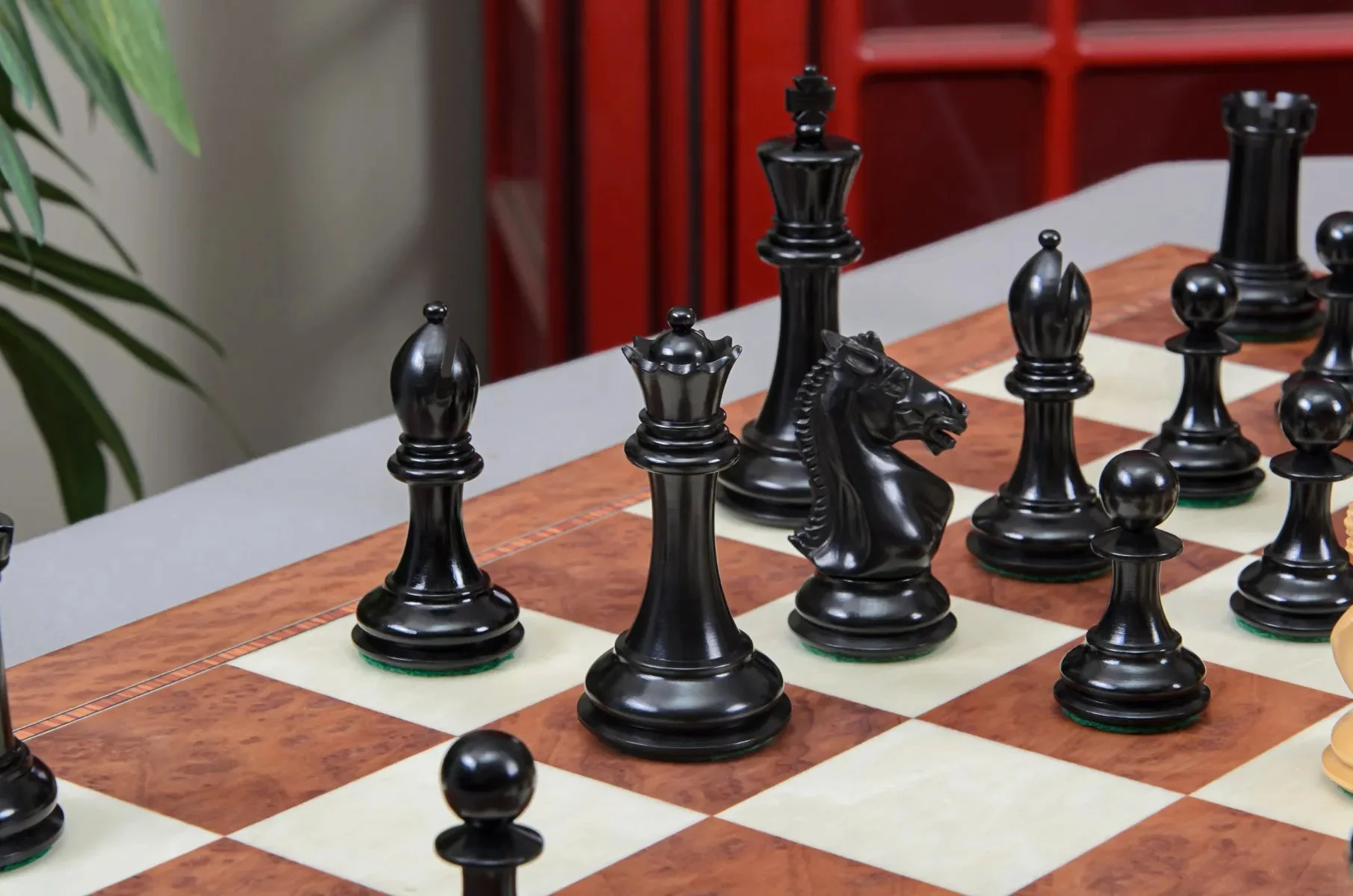 The Hastings Chess Set, Box, & Board Combination - Image 4