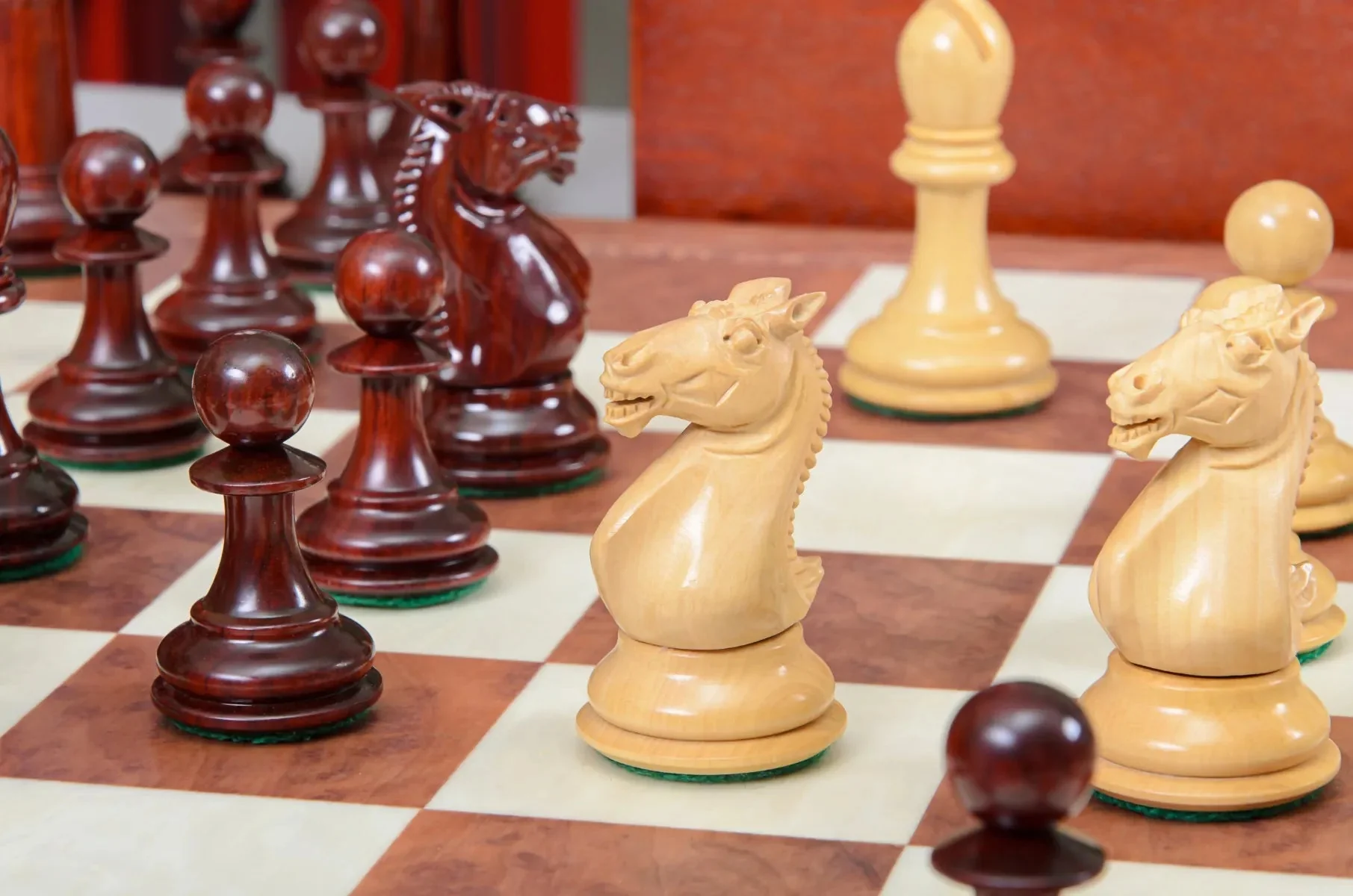 The Hastings Chess Set, Box, & Board Combination - Image 7