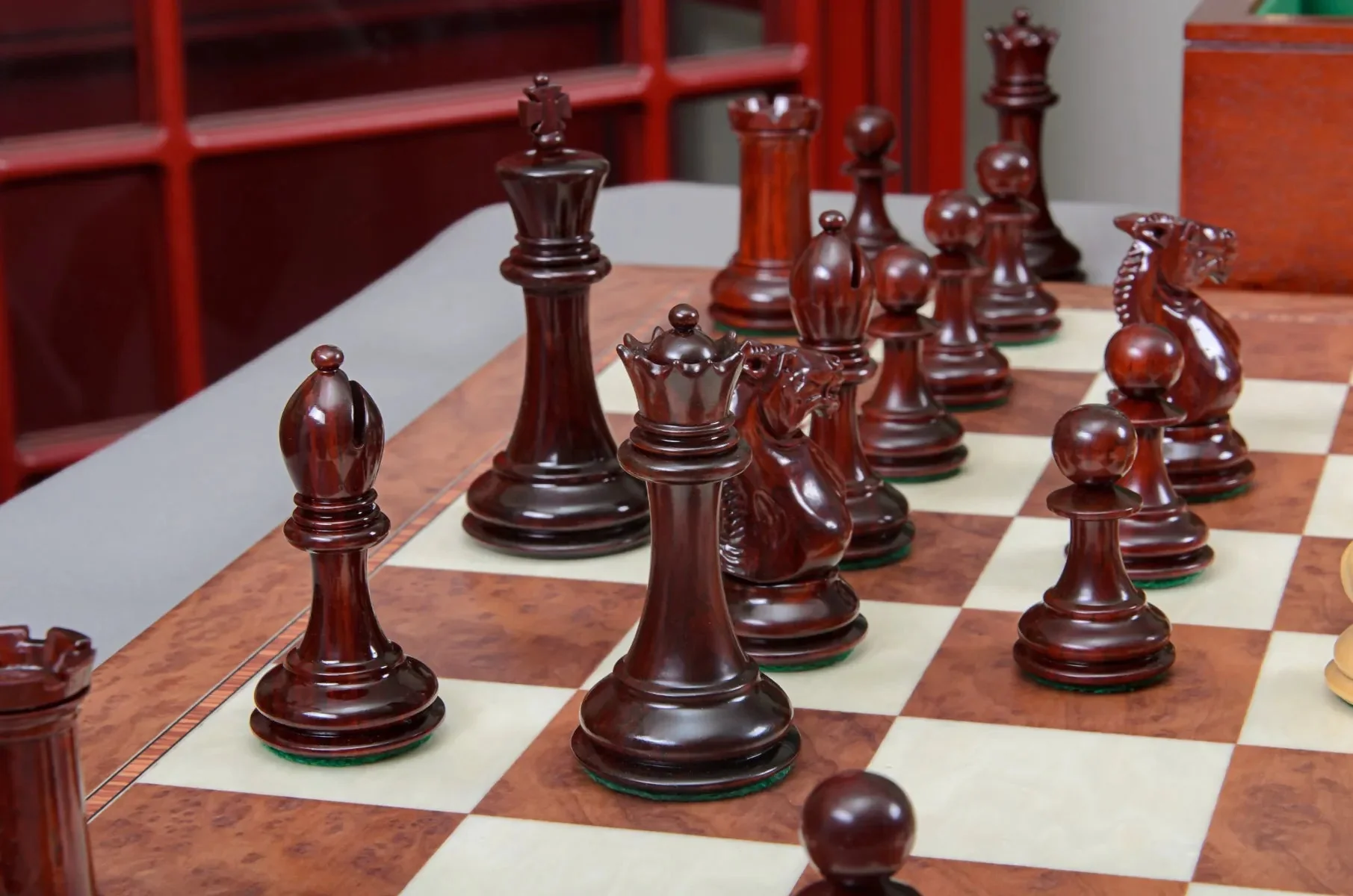 The Hastings Chess Set, Box, & Board Combination - Image 8