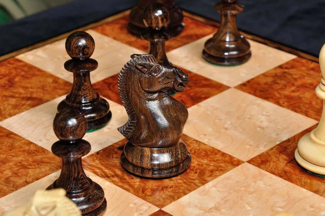 The Hastings Series Luxury Chess Pieces - 4.0" King - Image 23