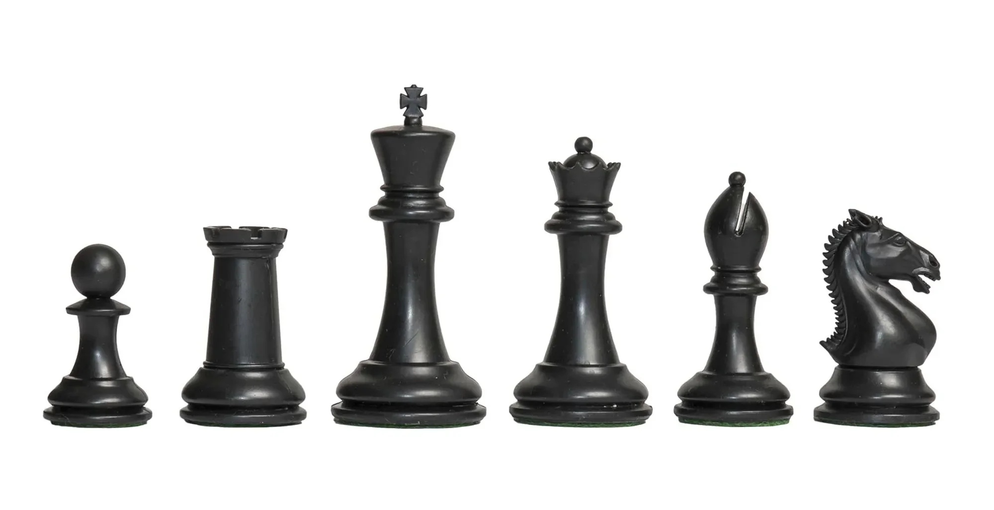 The Hastings Series Plastic Chess Pieces - 3.875" King - Image 3
