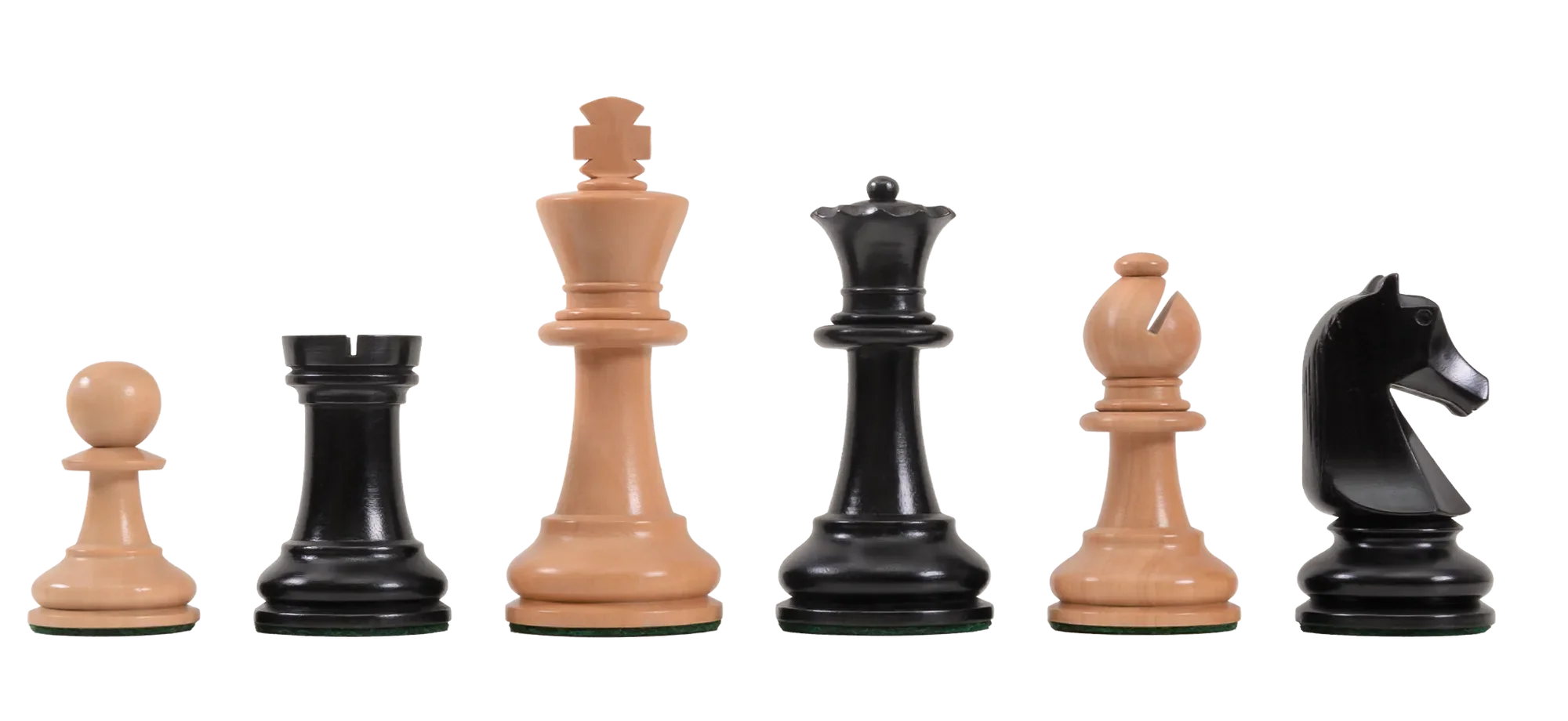 The Henri Chavet Series Chess Pieces - 3.8" King