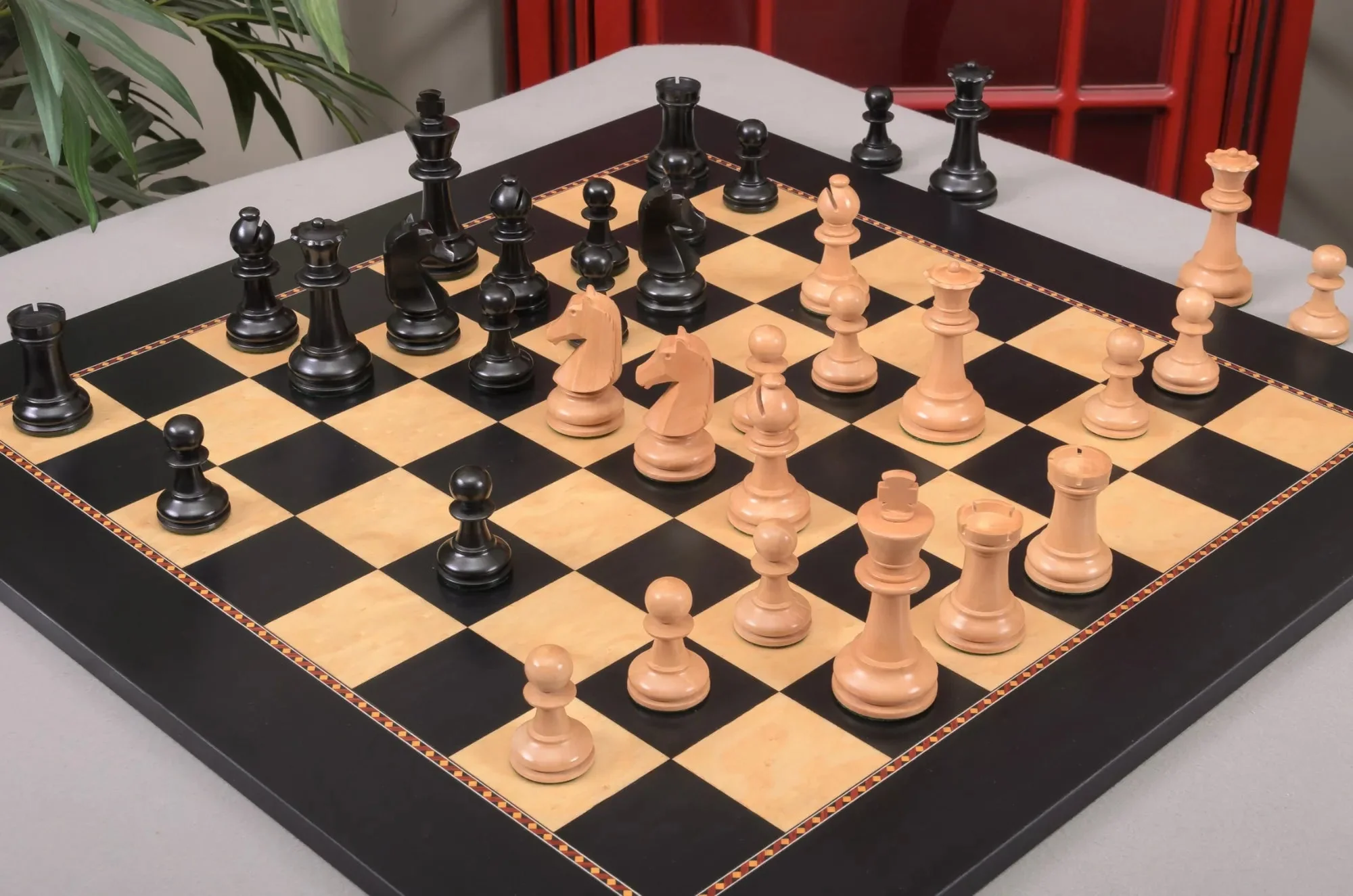 The Henri Chavet Series Chess Pieces - 3.8" King - Image 2
