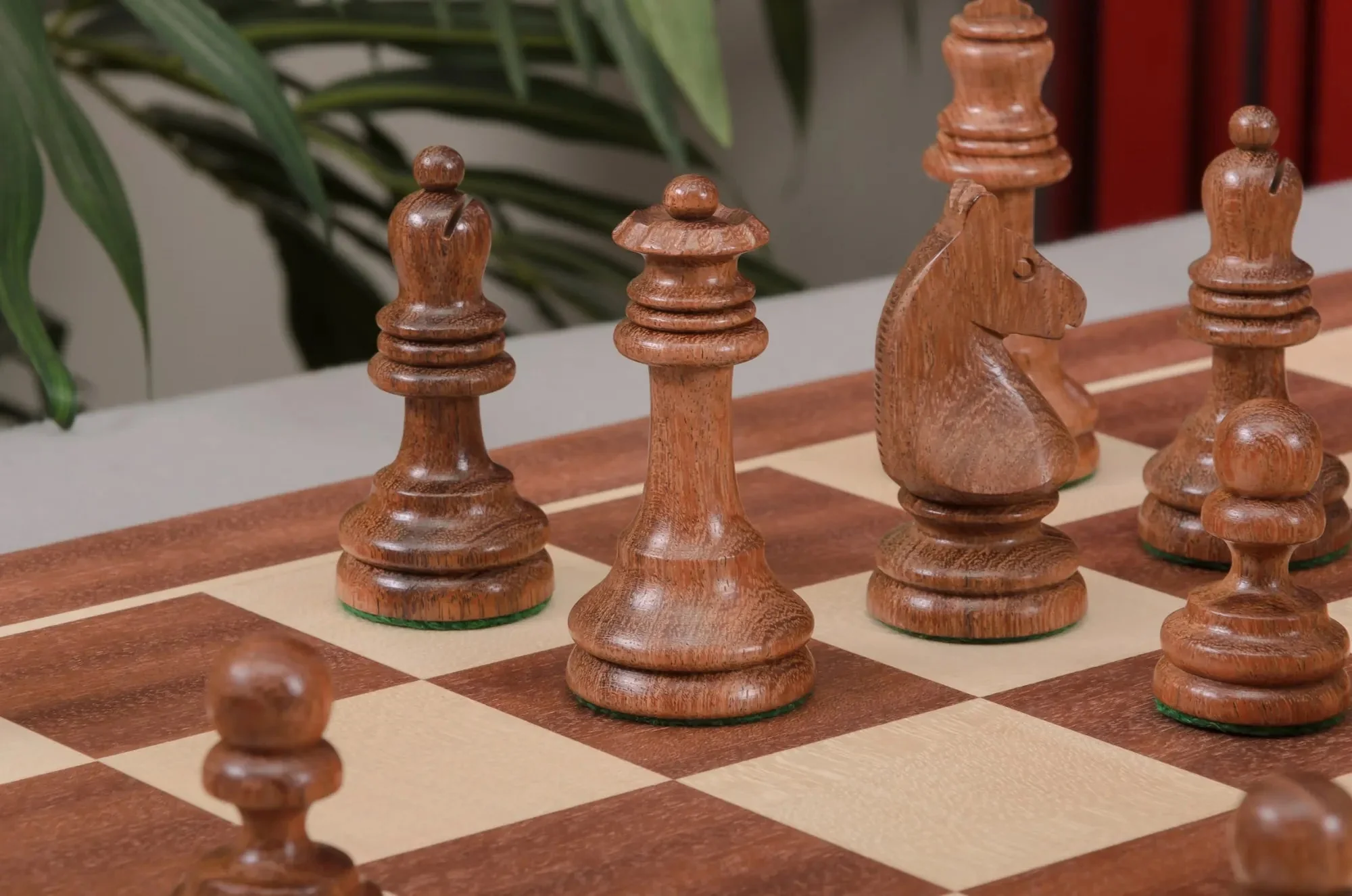 The Horn McCrillis Series Wood Chess Pieces - 3.6" King - Image 10