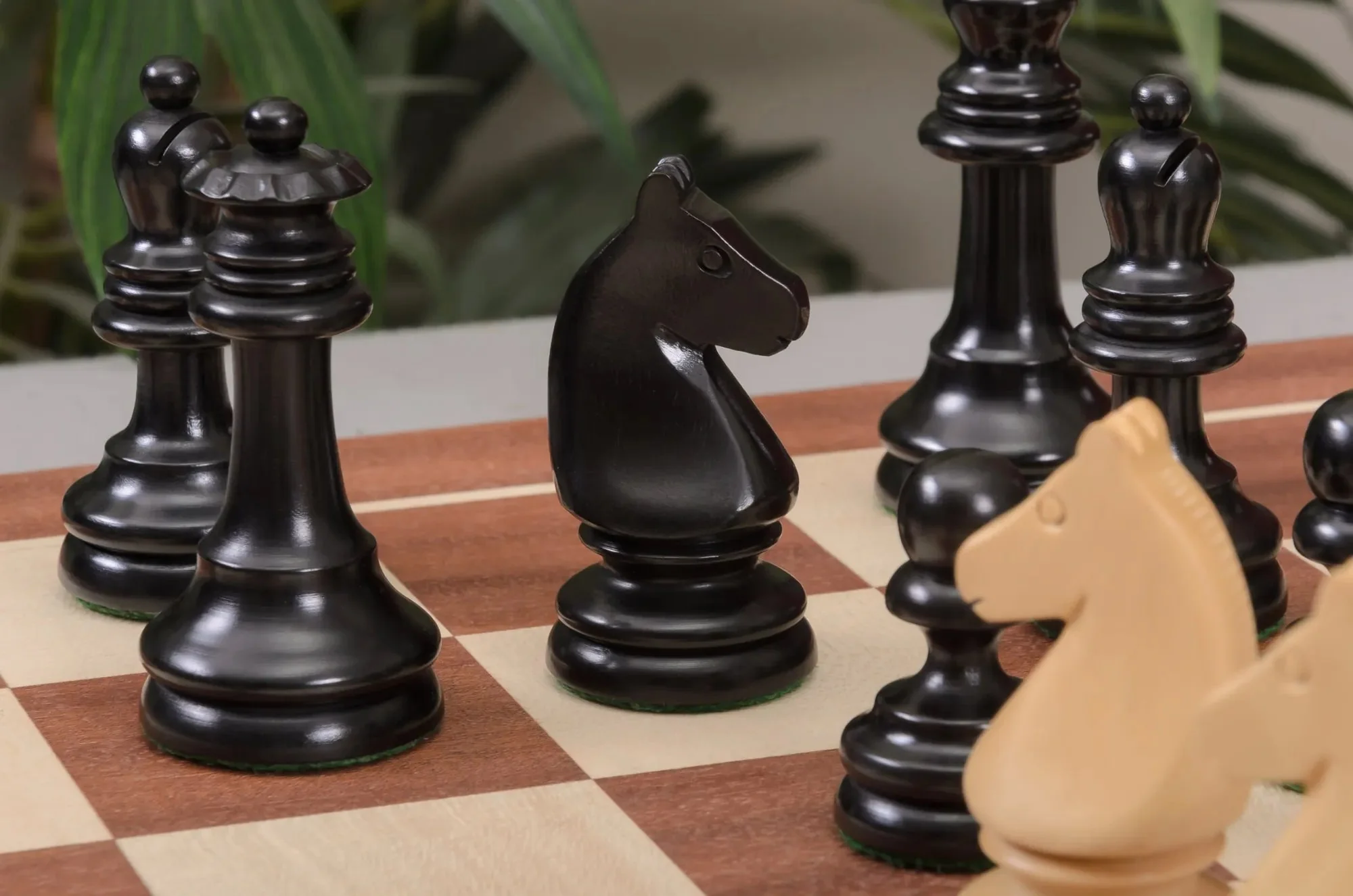 The Horn McCrillis Series Wood Chess Pieces - 3.6" King - Image 11