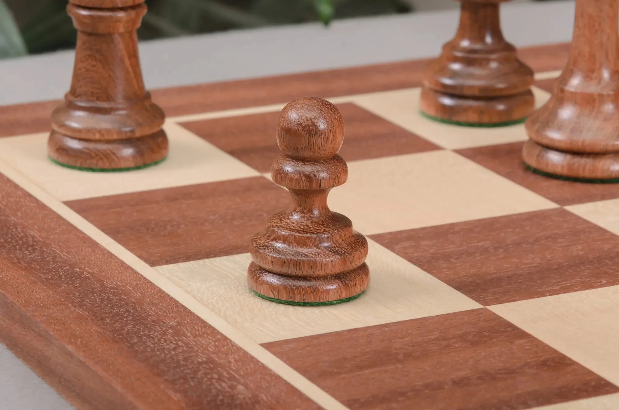 The Horn McCrillis Series Wood Chess Pieces - 3.6" King - Image 17