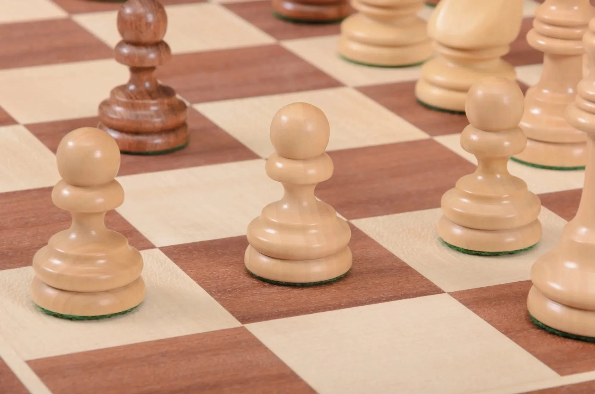 The Horn McCrillis Series Wood Chess Pieces - 3.6" King - Image 18