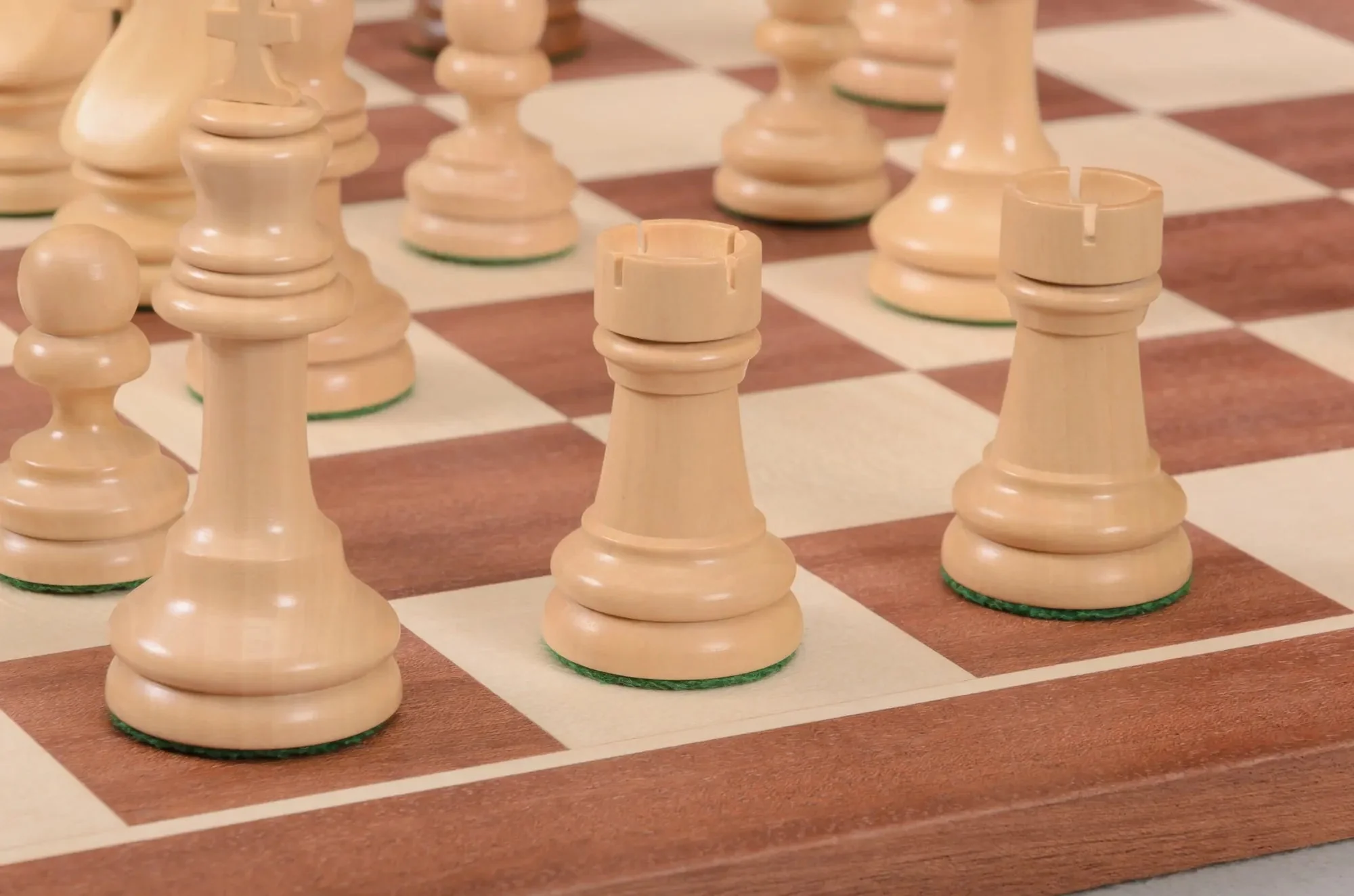 The Horn McCrillis Series Wood Chess Pieces - 3.6" King - Image 20