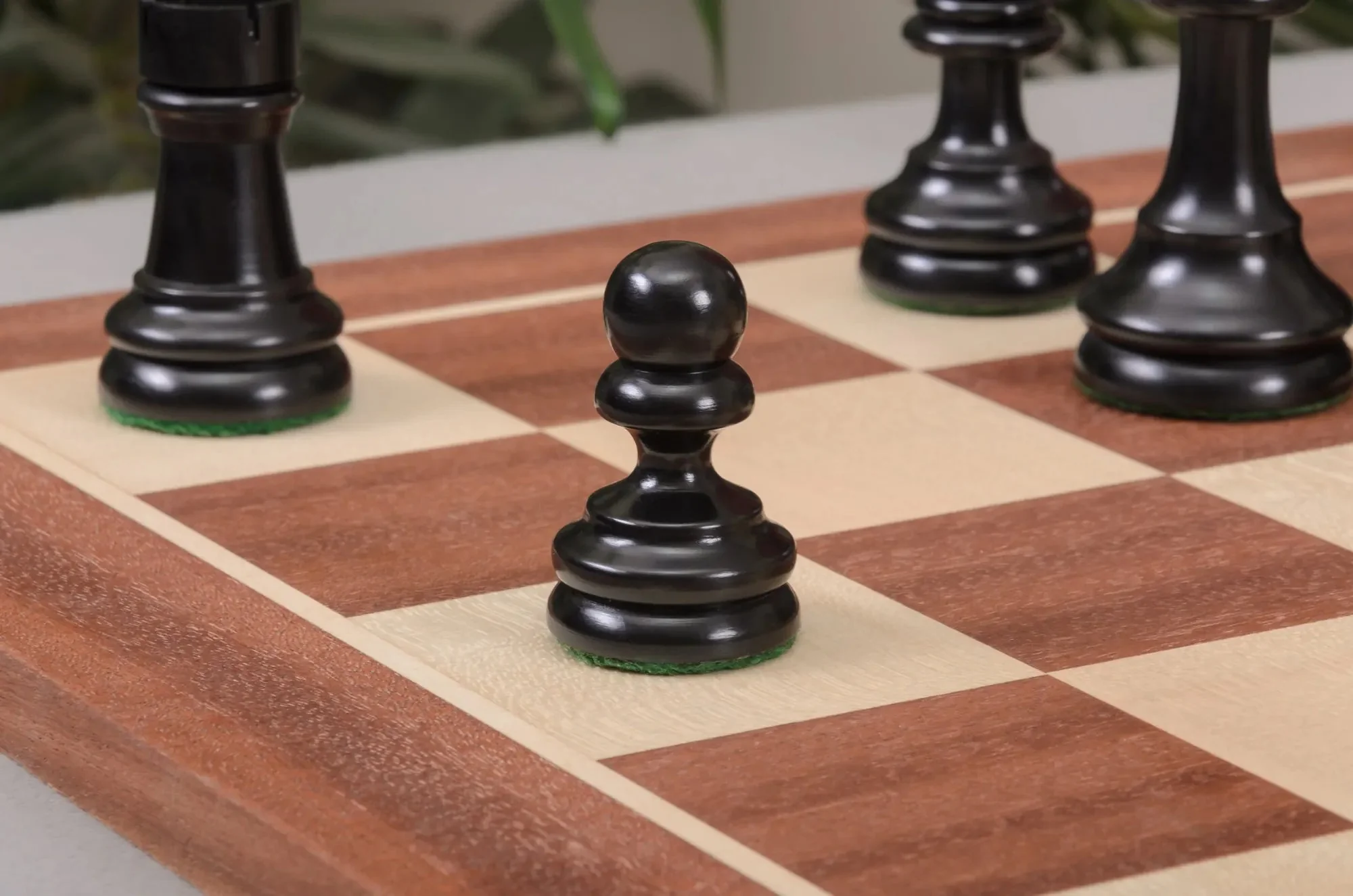 The Horn McCrillis Series Wood Chess Pieces - 3.6" King - Image 21