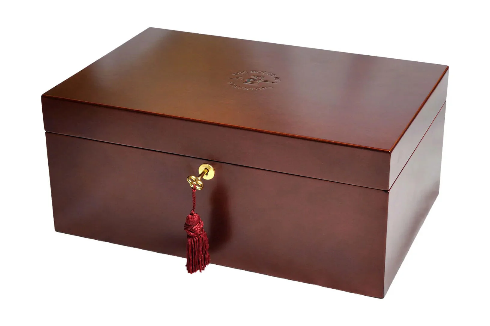 The House of Staunton *NEW* Fitted Coffer Chess Box - Mahogany - Image 3