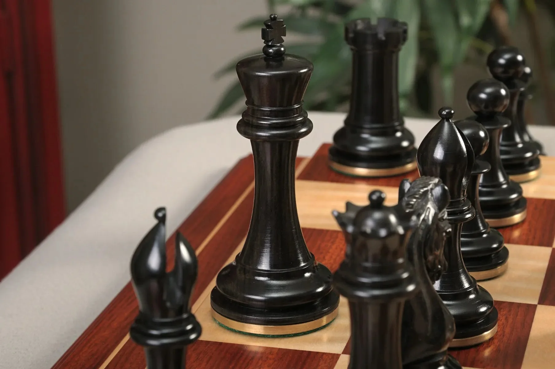 The Imperial Collector Series Luxury Chess Pieces with Brass Weighting - 4.4" King - Image 10