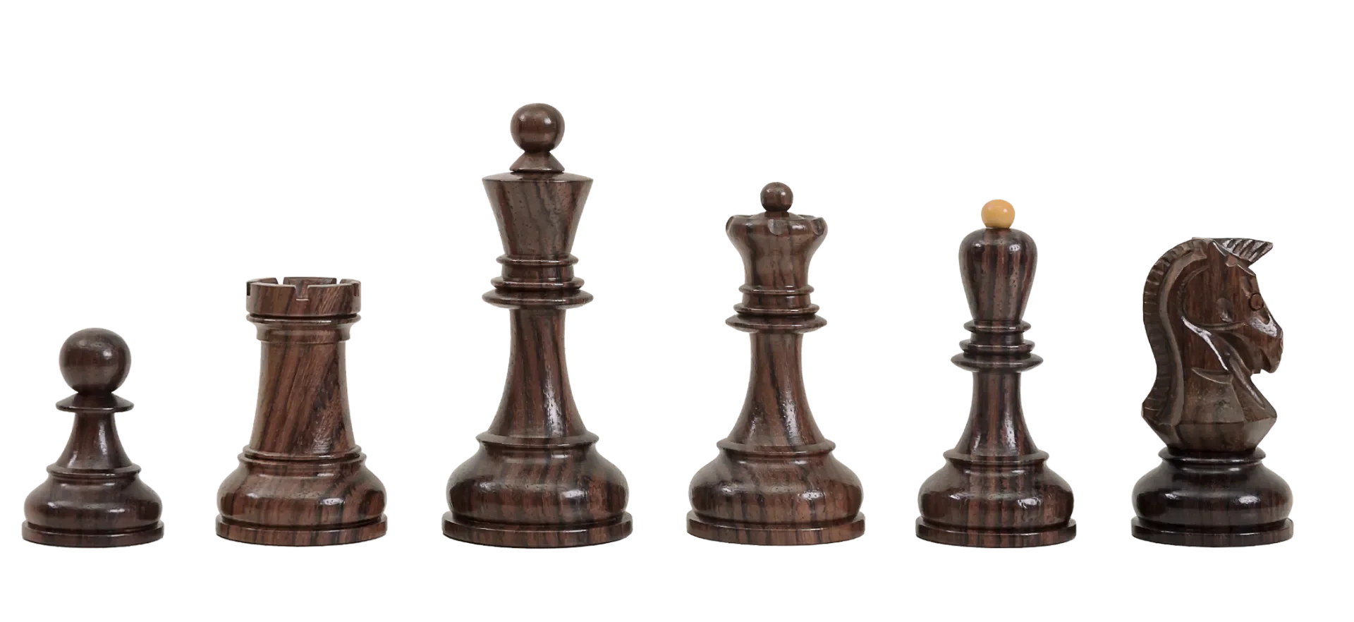 DGT Projects - Indian Rosewood Dubrovnik Chess pieces