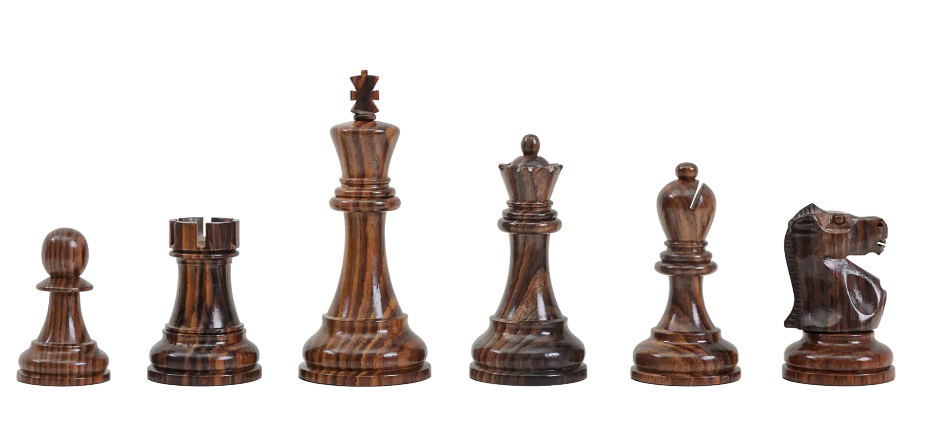 DGT Projects - Indian Rosewood Reykjavik Chess pieces