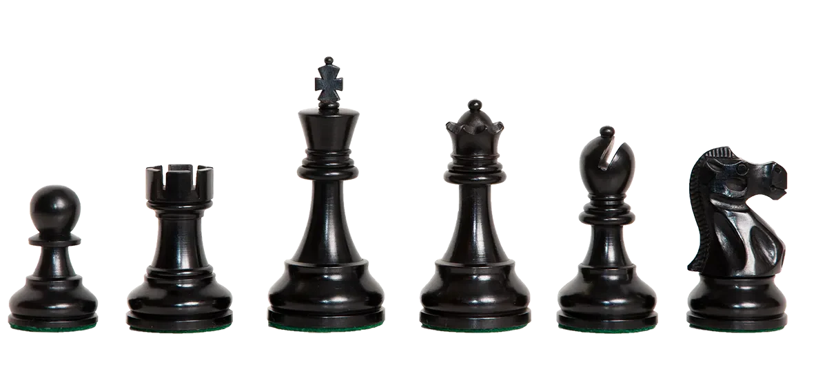 Ebonized Boxwood and Natural Boxwood