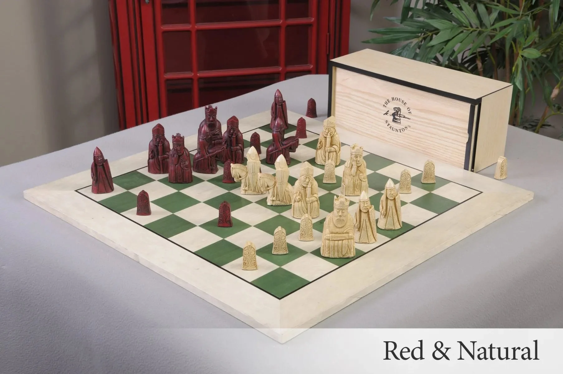 The Isle of Lewis Chess Set, Box, & Board Combination - Image 10