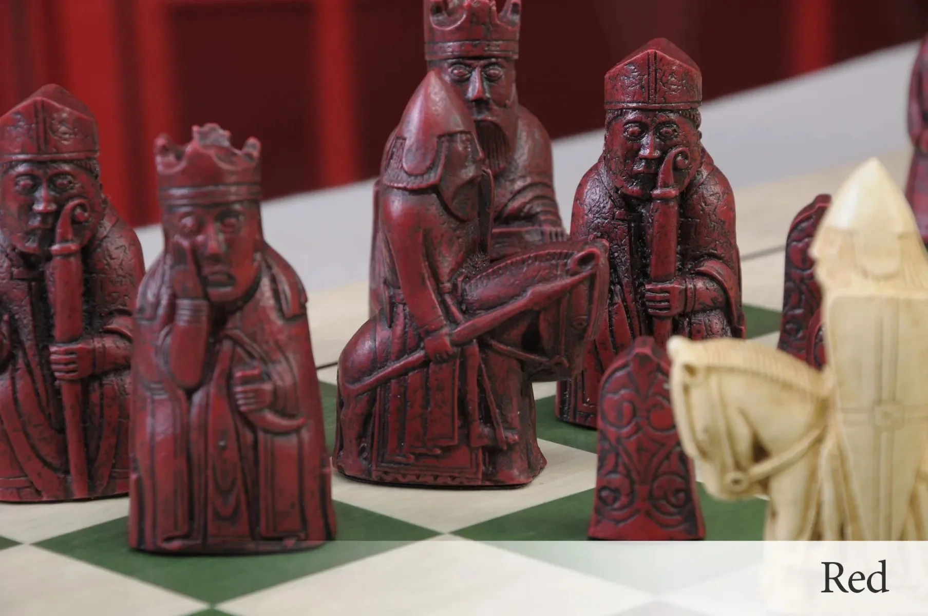 The Isle of Lewis Chess Set, Box, & Board Combination - Image 11