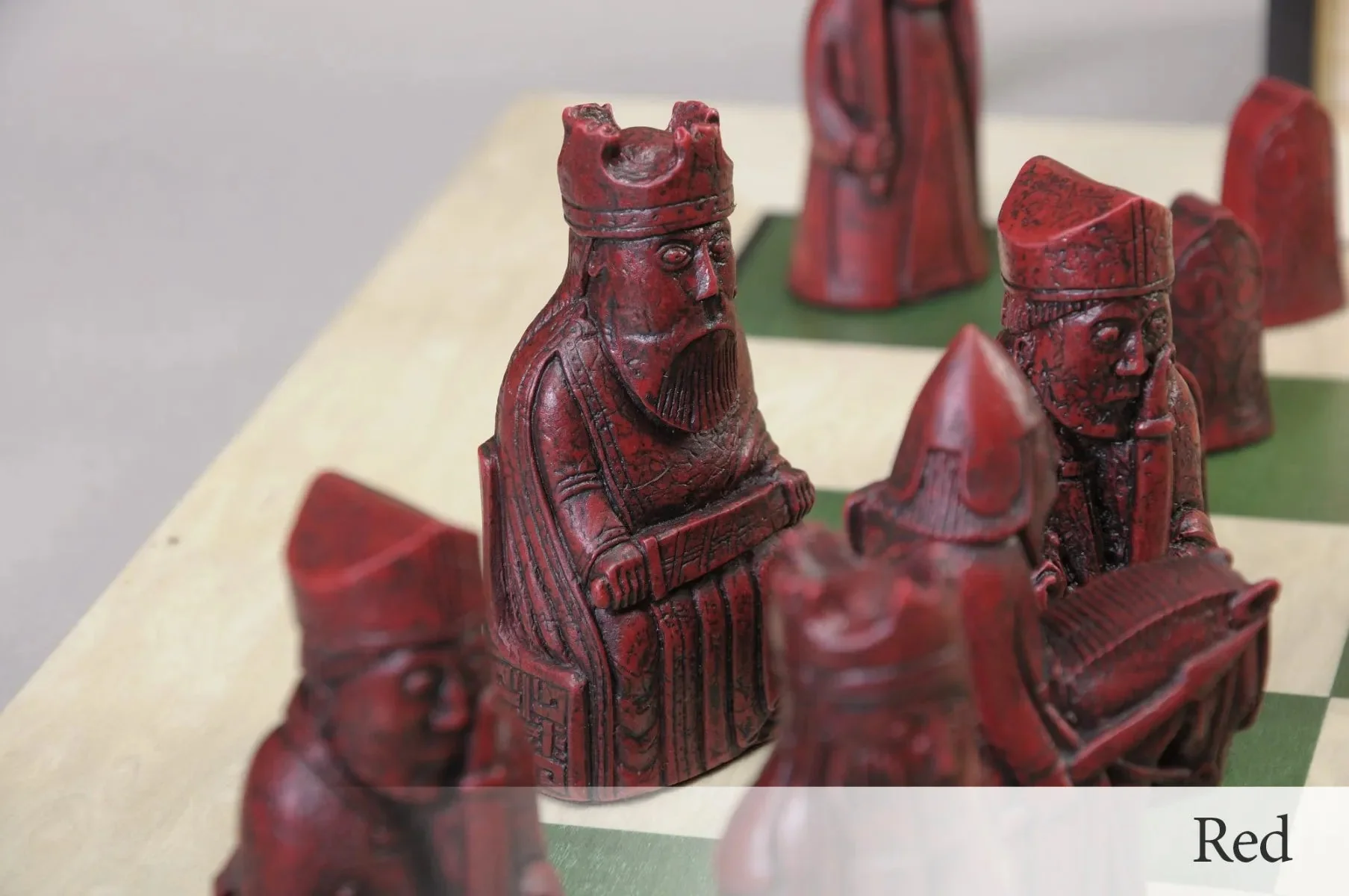 The Isle of Lewis Chess Set, Box, & Board Combination - Image 12