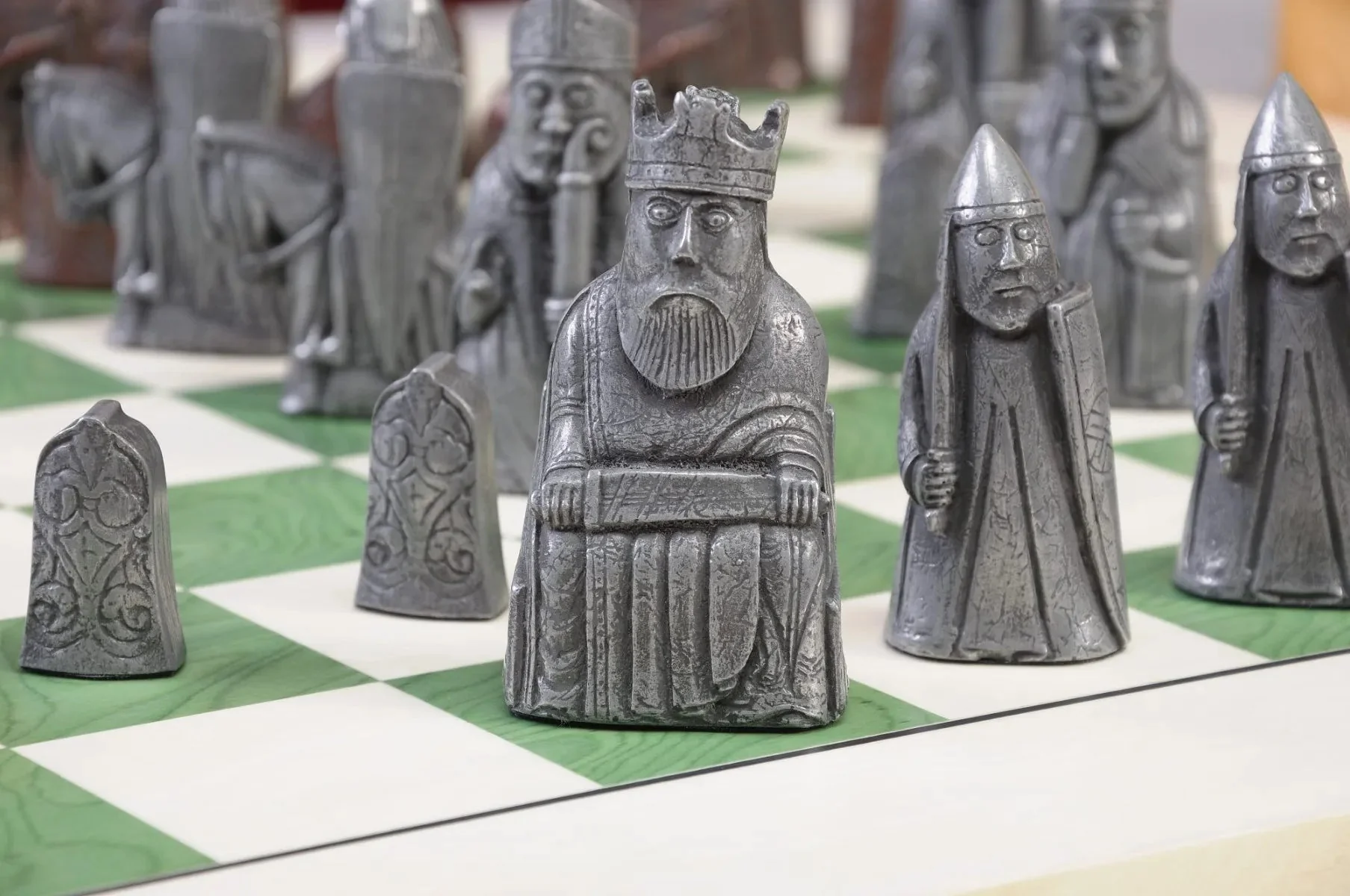 The Isle of Lewis Chess Set, Box, & Board Combination - Image 15