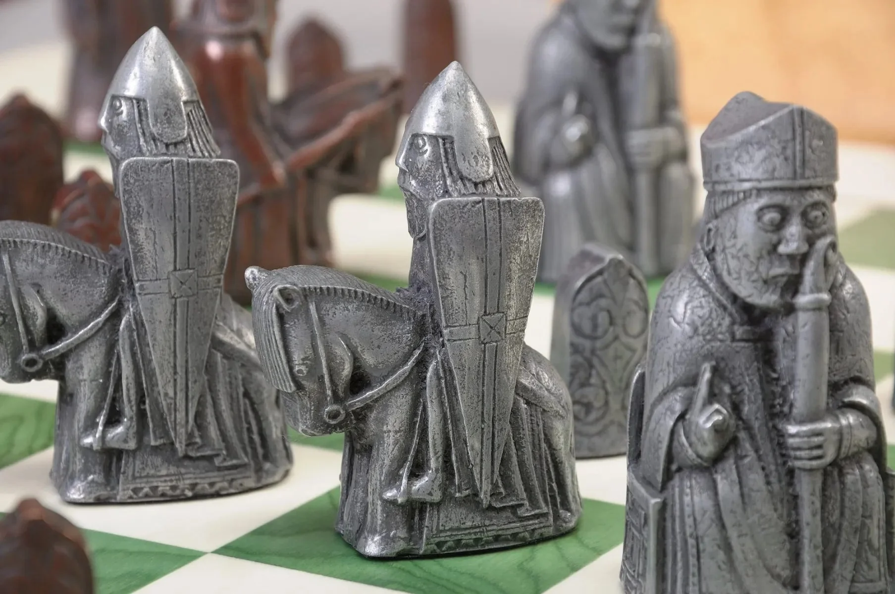 The Isle of Lewis Chess Set, Box, & Board Combination - Image 16