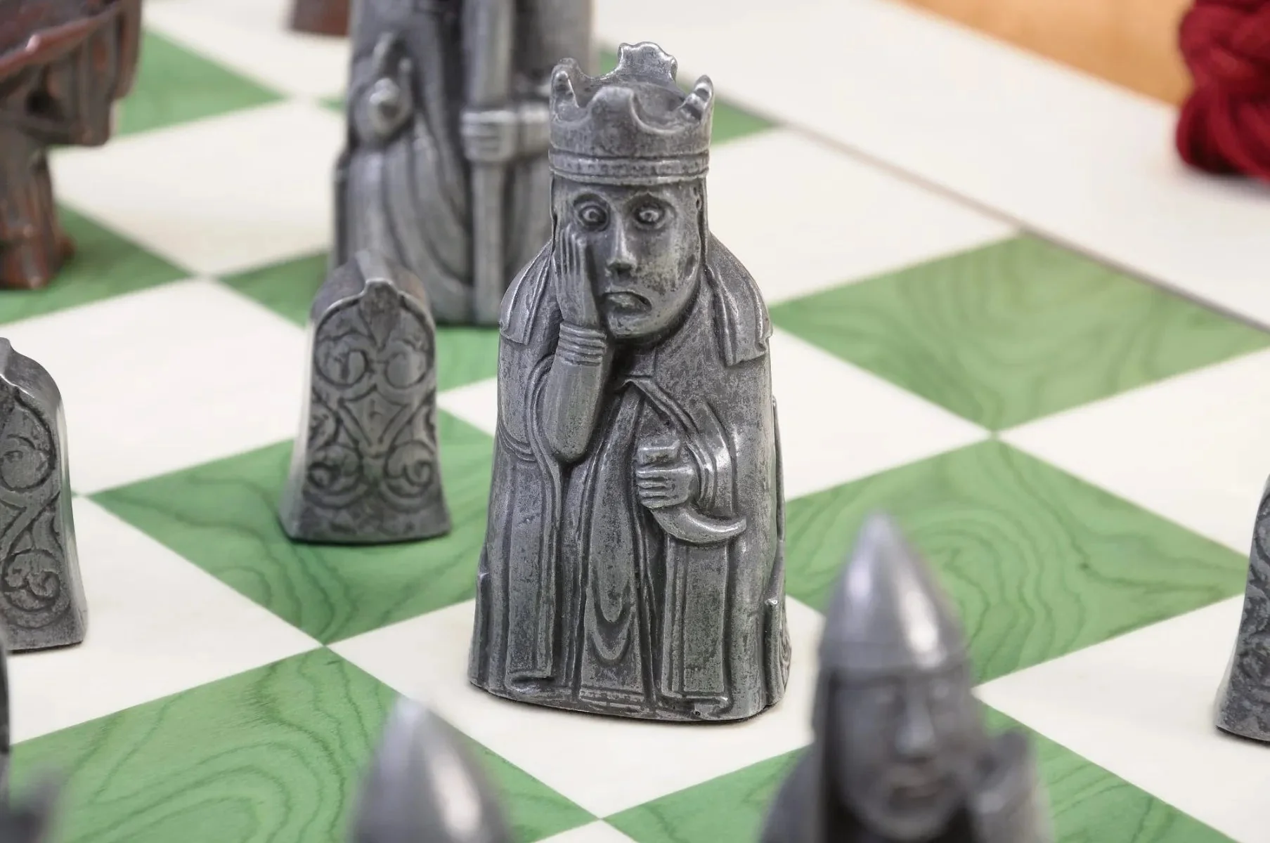 The Isle of Lewis Chess Set, Box, & Board Combination - Image 17