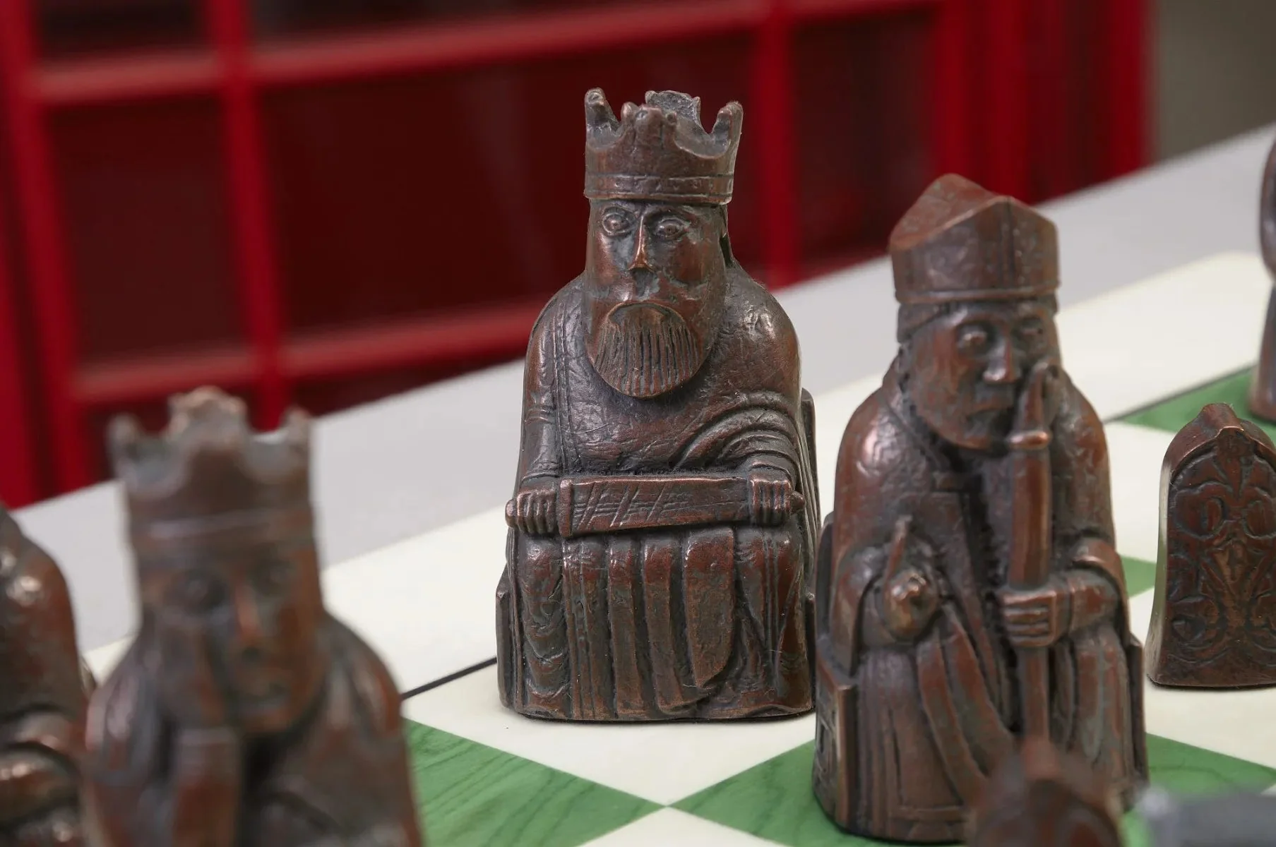 The Isle of Lewis Chess Set, Box, & Board Combination - Image 21