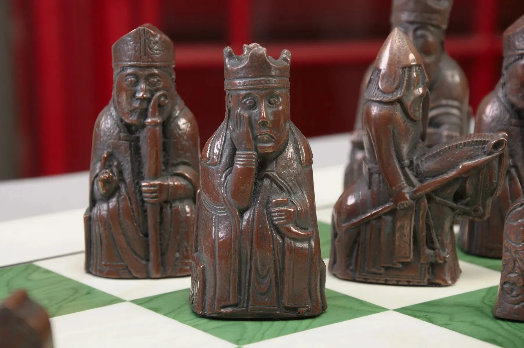 The Isle of Lewis Chess Set, Box, & Board Combination - Image 22