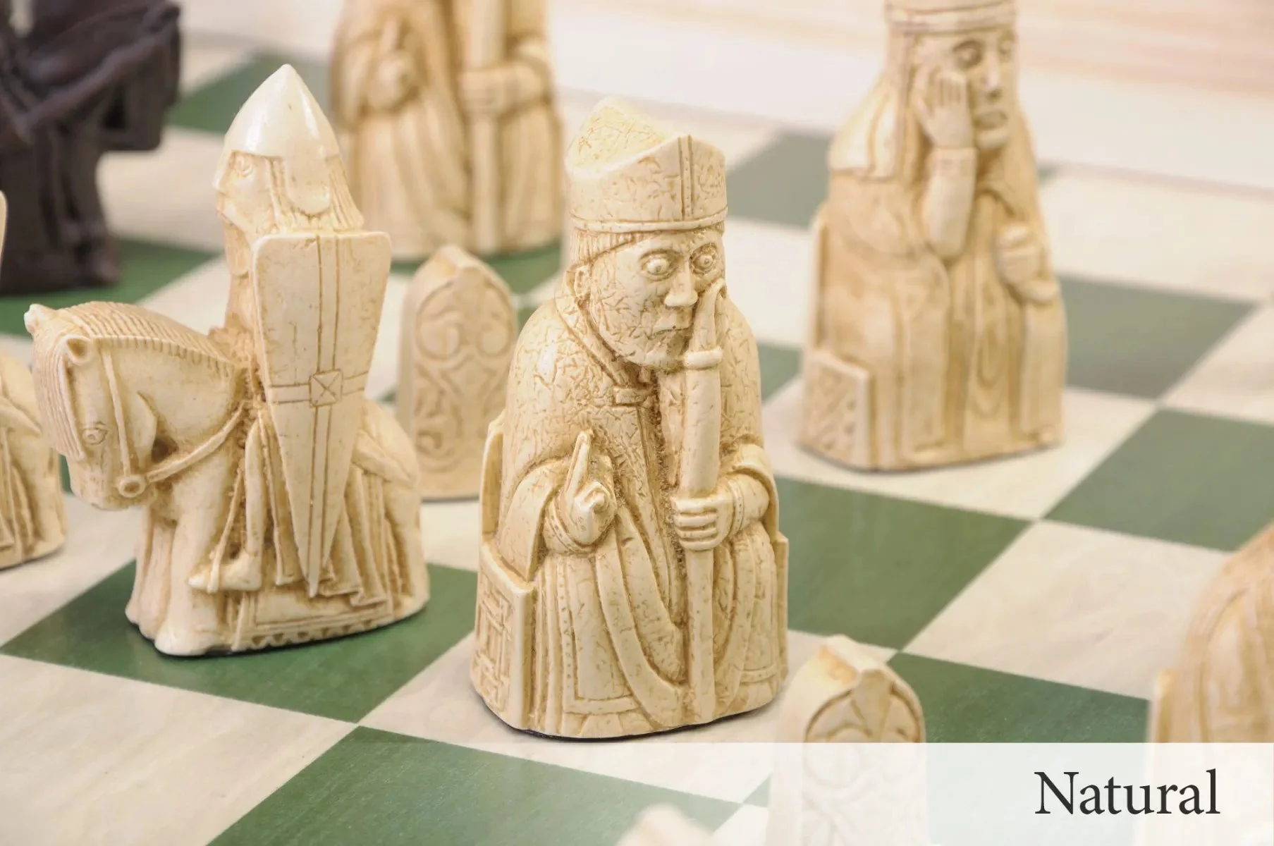 The Isle of Lewis Chess Set, Box, & Board Combination - Image 9