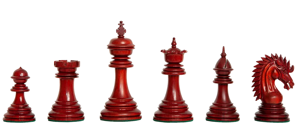 Blood Rosewood and Natural Boxwood