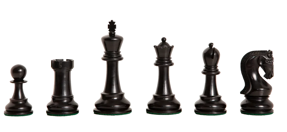 Ebonized Boxwood and Natural Boxwood